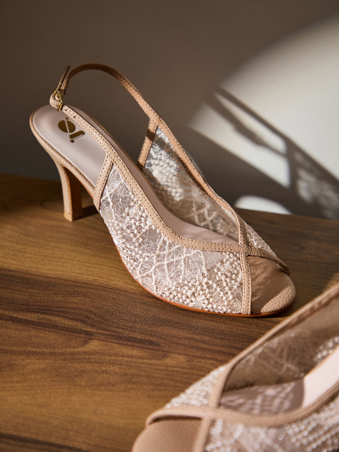 Velour Veil Slingbacks