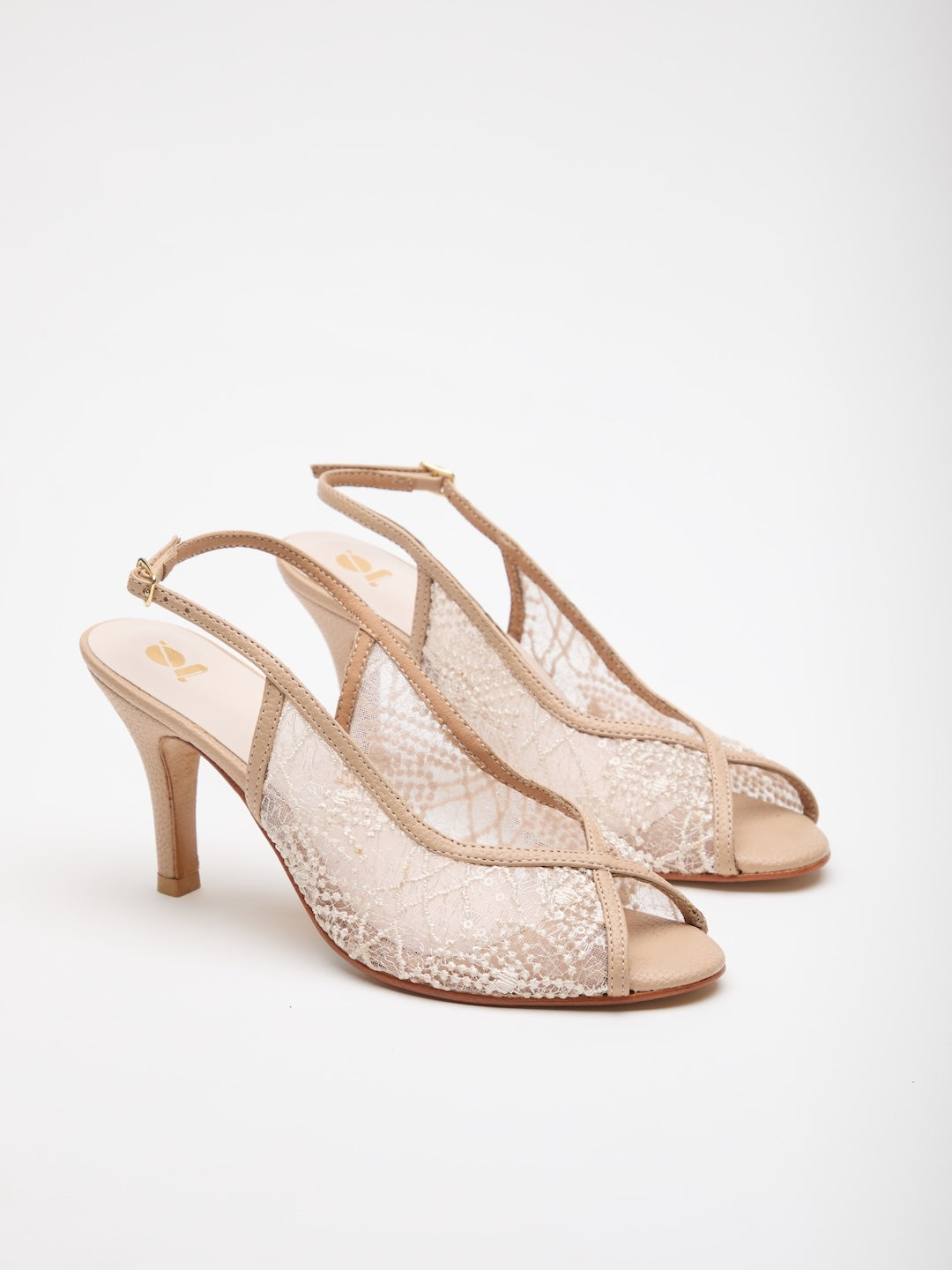 Velour Veil Slingbacks