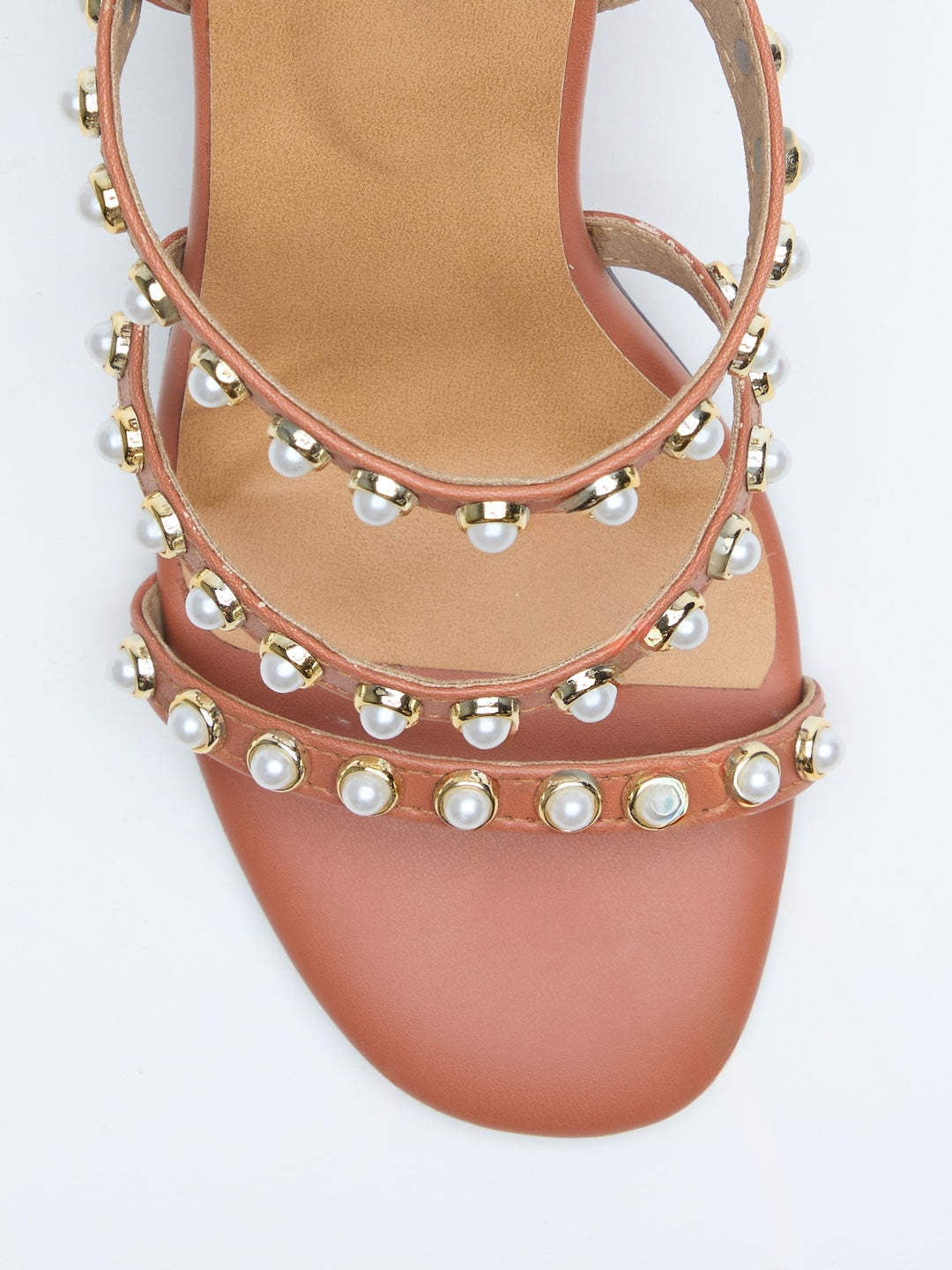 GRAIN PEARL GLADIATOR HEELS