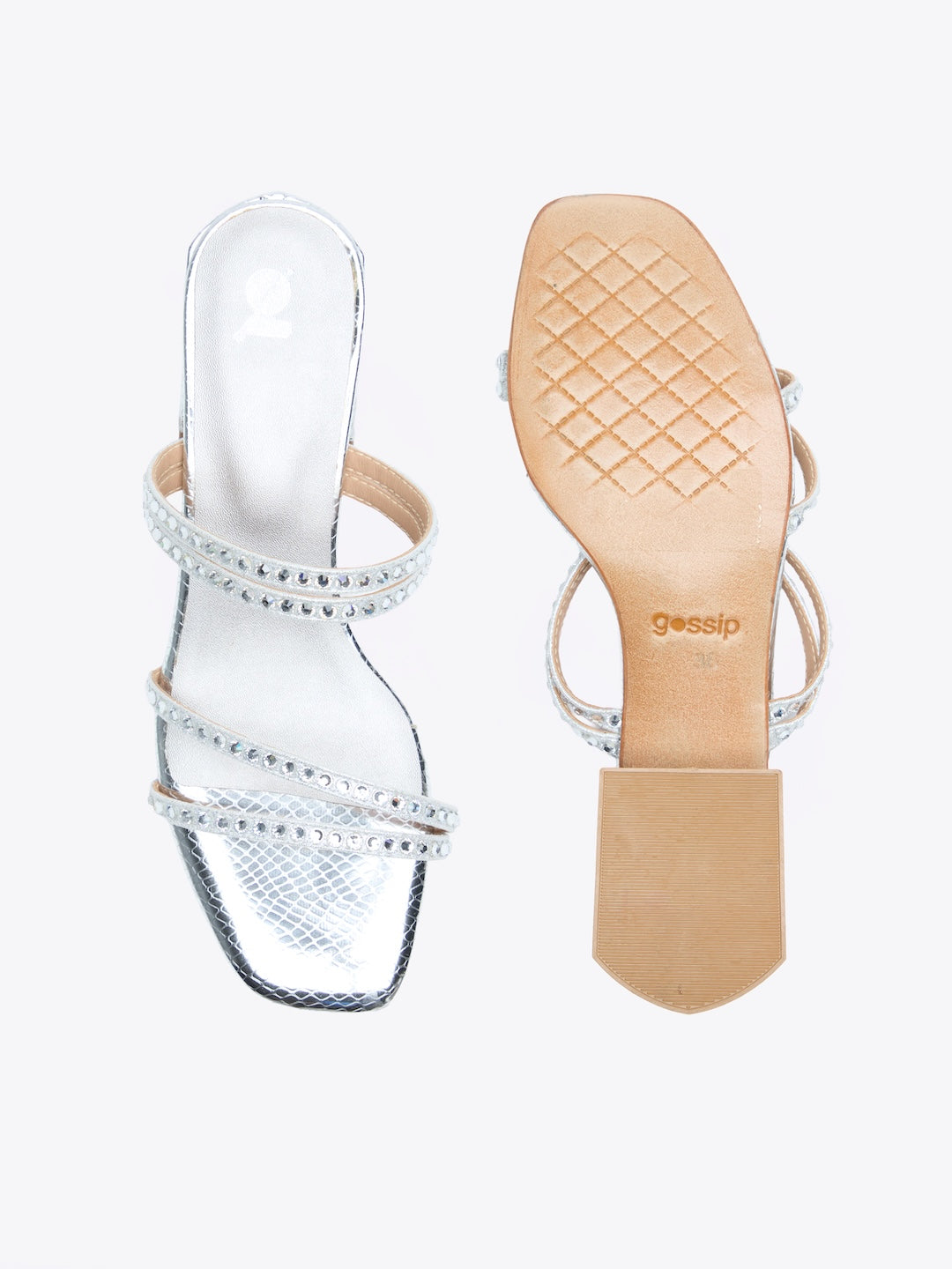 Starlight Strappy Barely There Heels