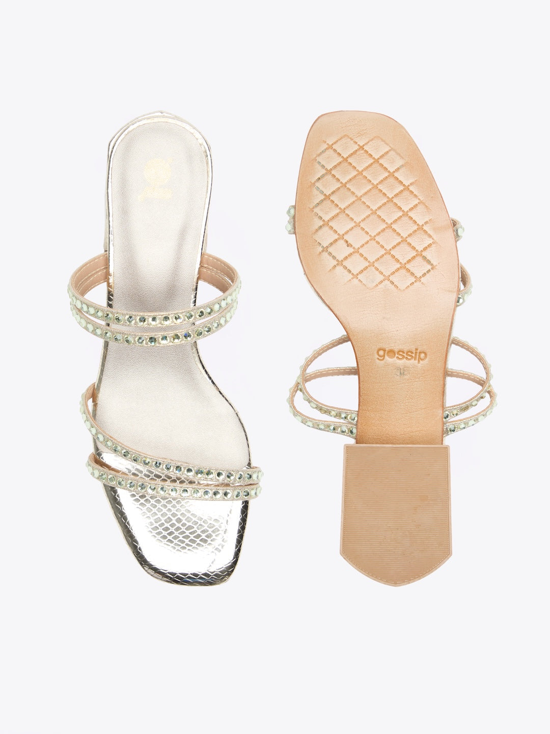 Starlight Strappy Barely There Heels