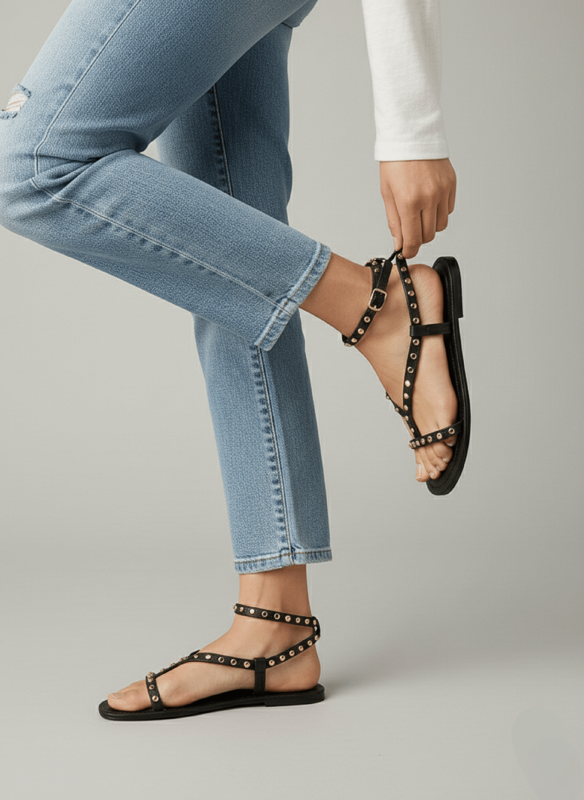 Empire Stud Sandals