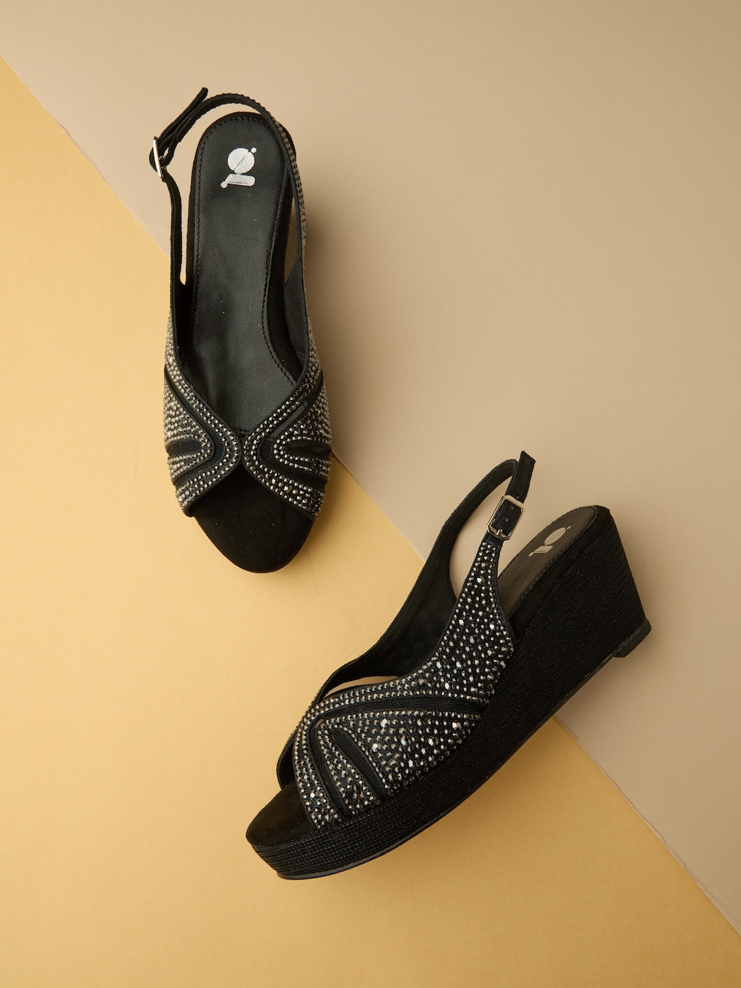 Crystal Court Sandals