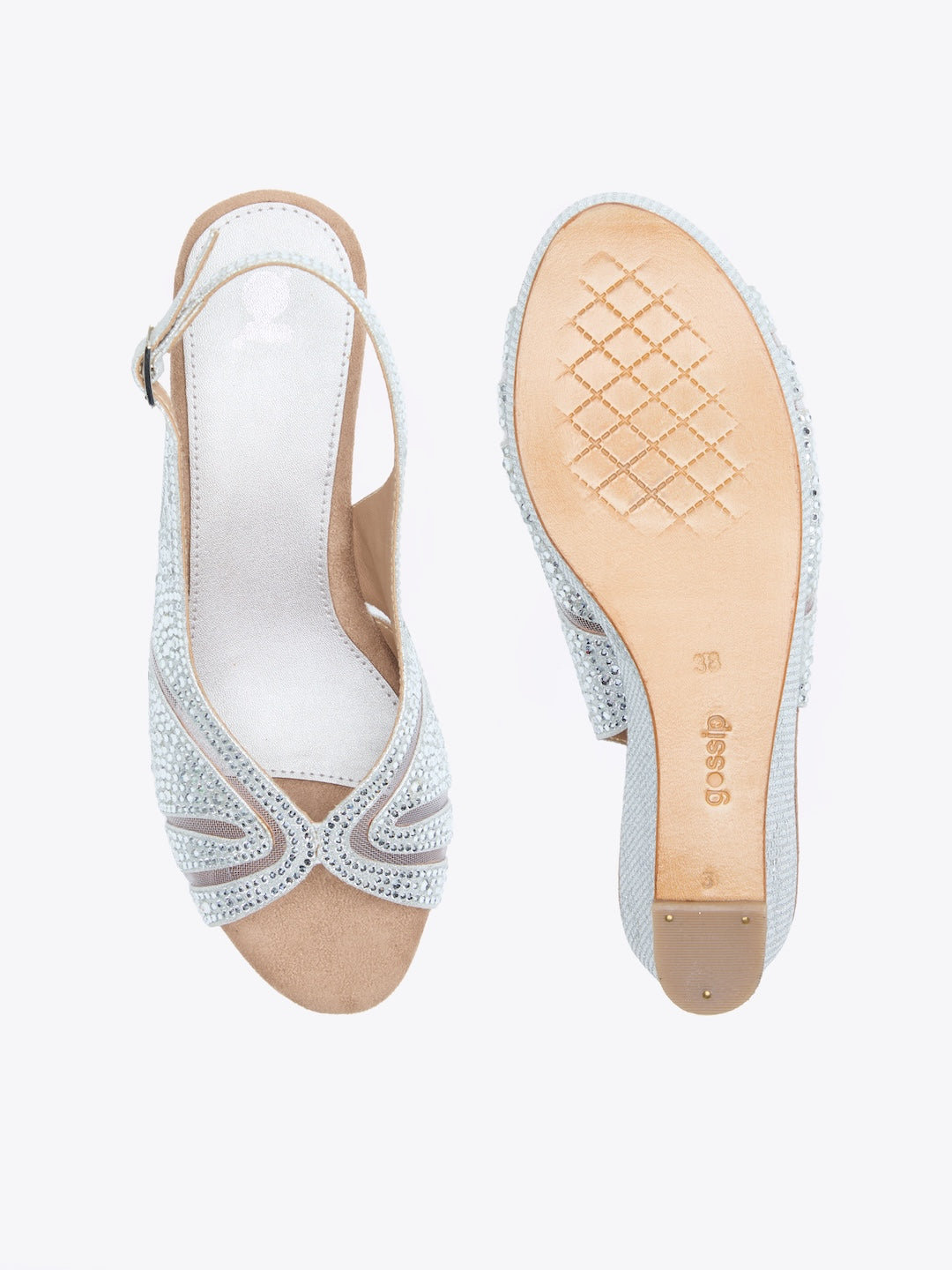 Crystal Court Sandals