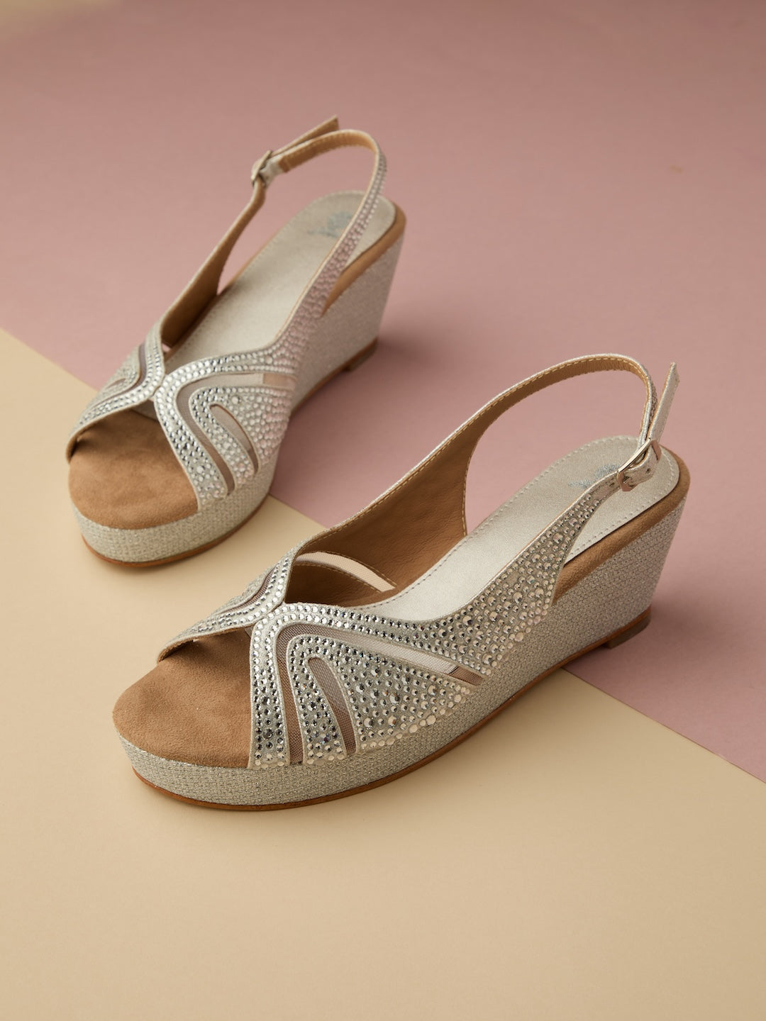 Crystal Court Sandals