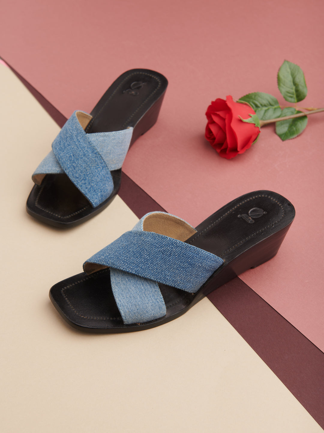 CROSSROADS DENIM WEDGES