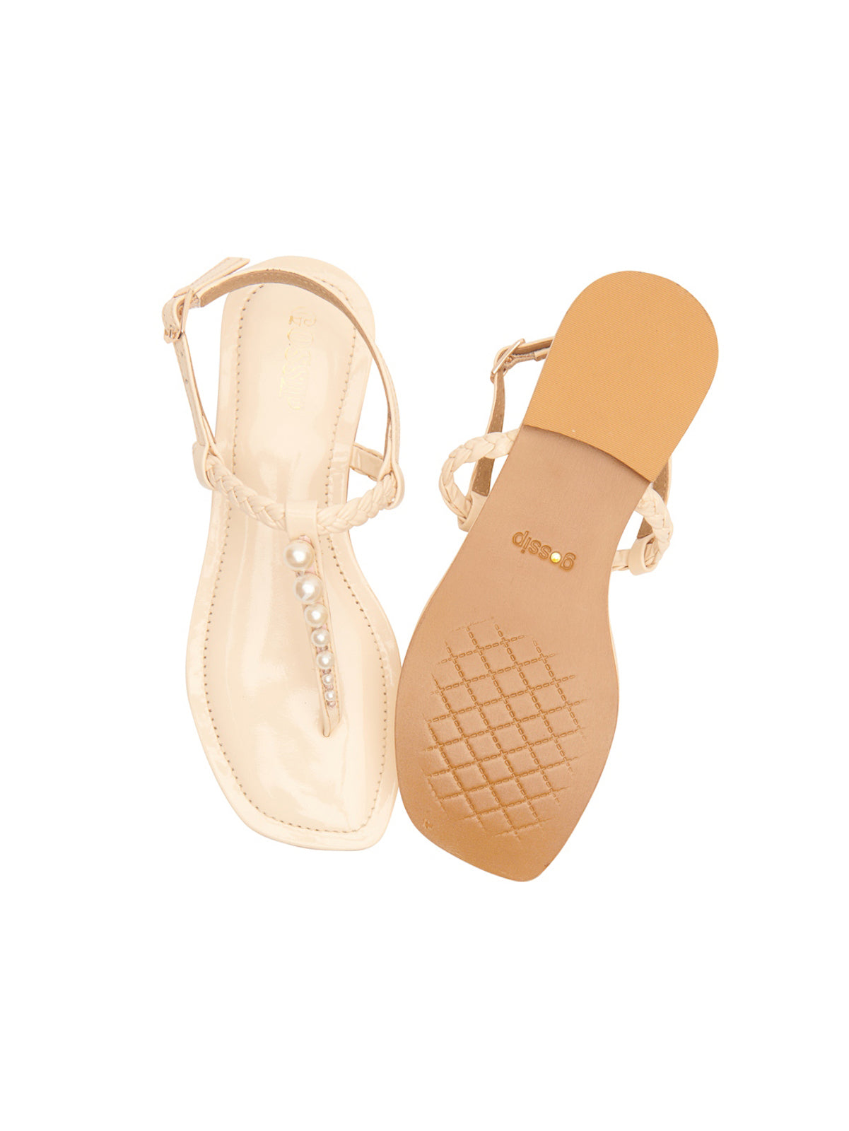 Braided Pearl Sandals