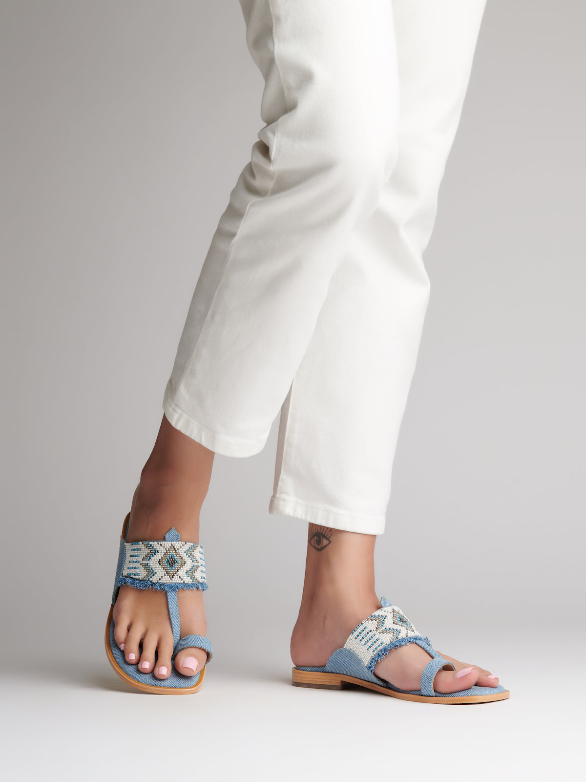 Aztec Denim Kolhapuri