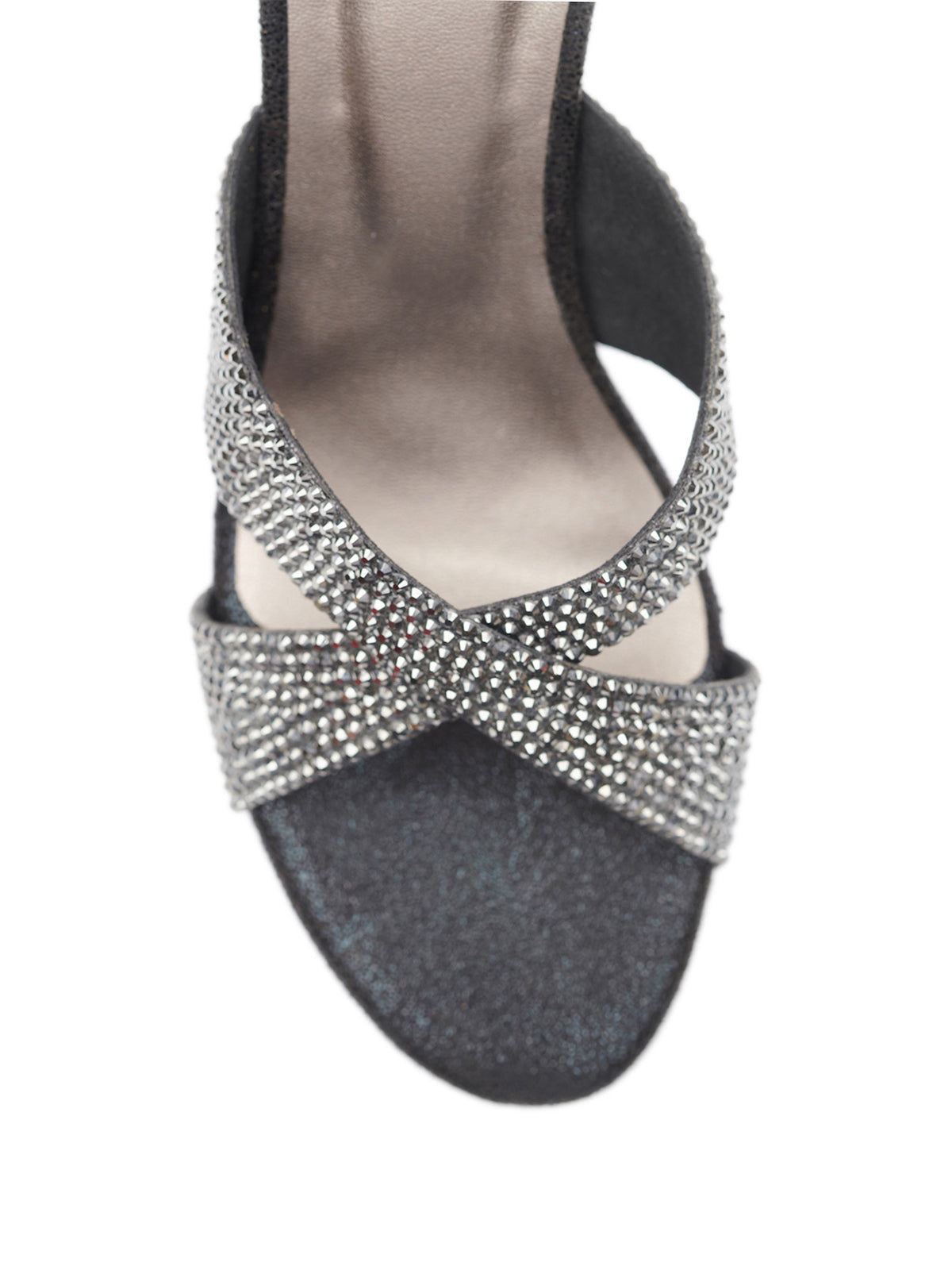 Diamond Encrusted Cross Heels