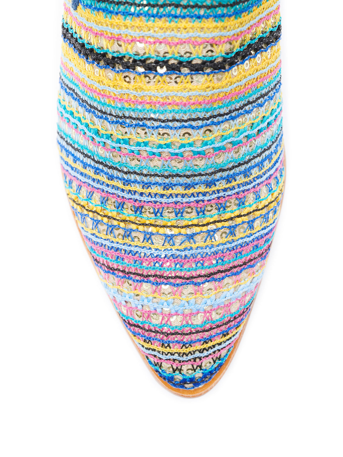 Multicolor Sequin Babouche