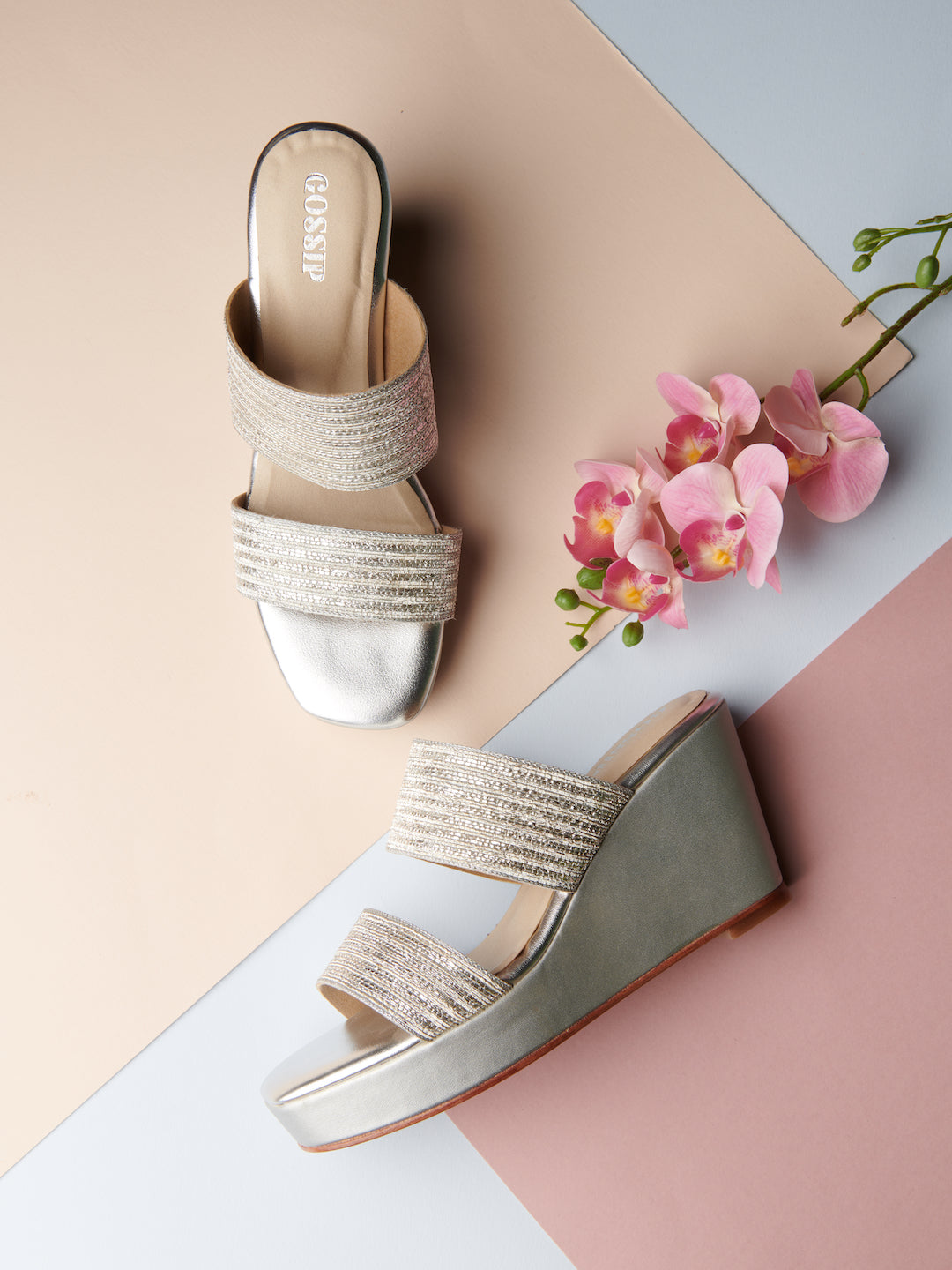 DOUBLE STRAP 'PITTA' PLATFORMS