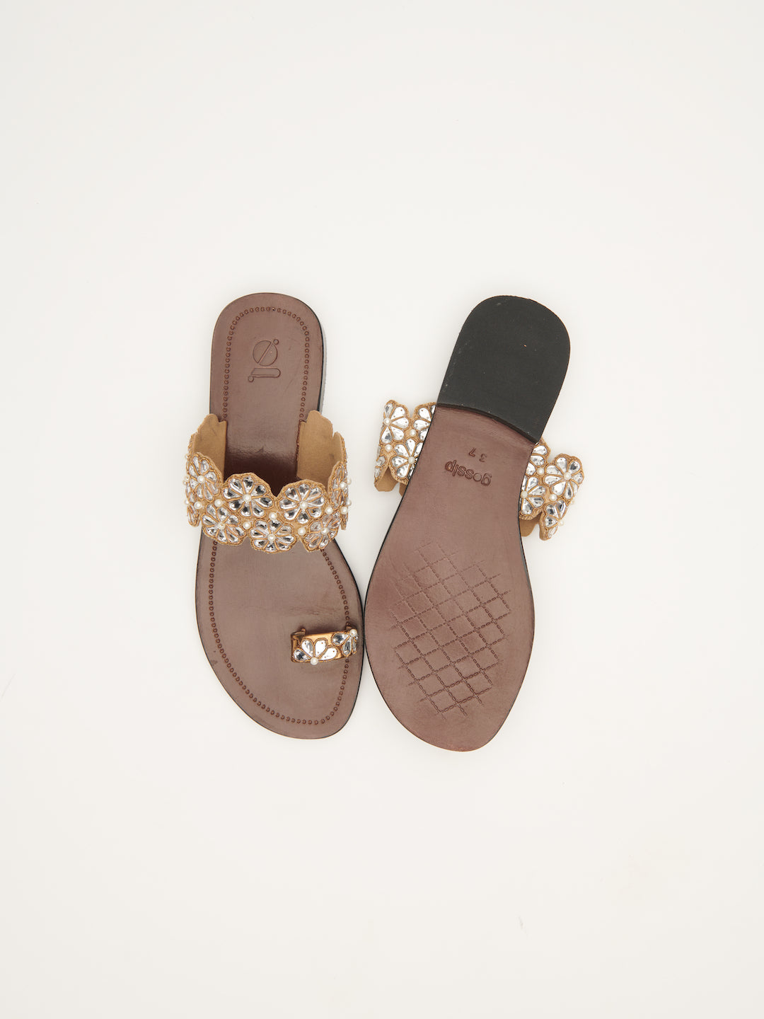 SHISHA' HAND EMBROIDERED FLATS