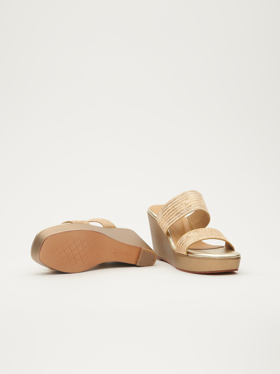 DOUBLE STRAP 'PITTA' PLATFORMS