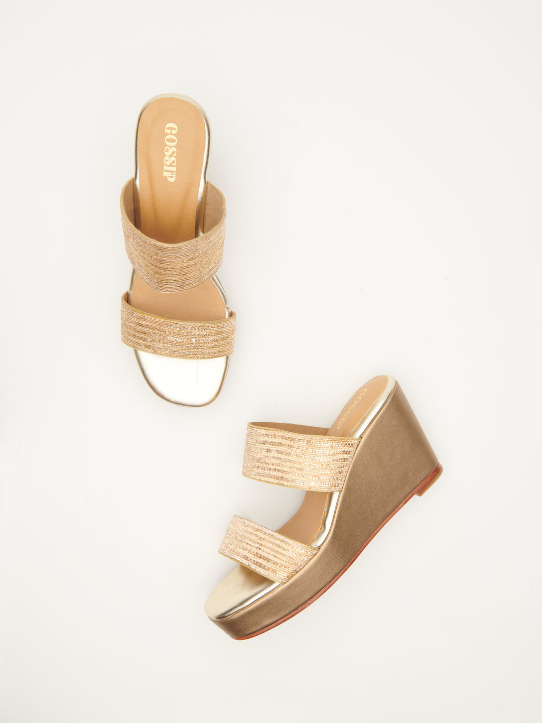 DOUBLE STRAP 'PITTA' PLATFORMS