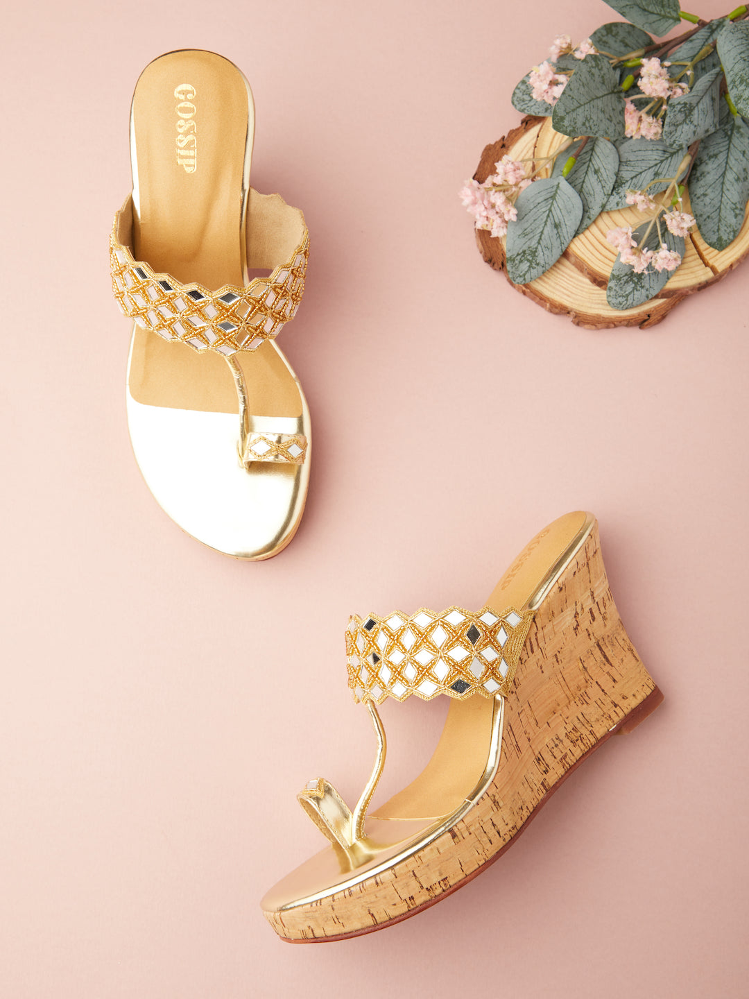 MIRROR WORK FESTIVE PLATFORMS