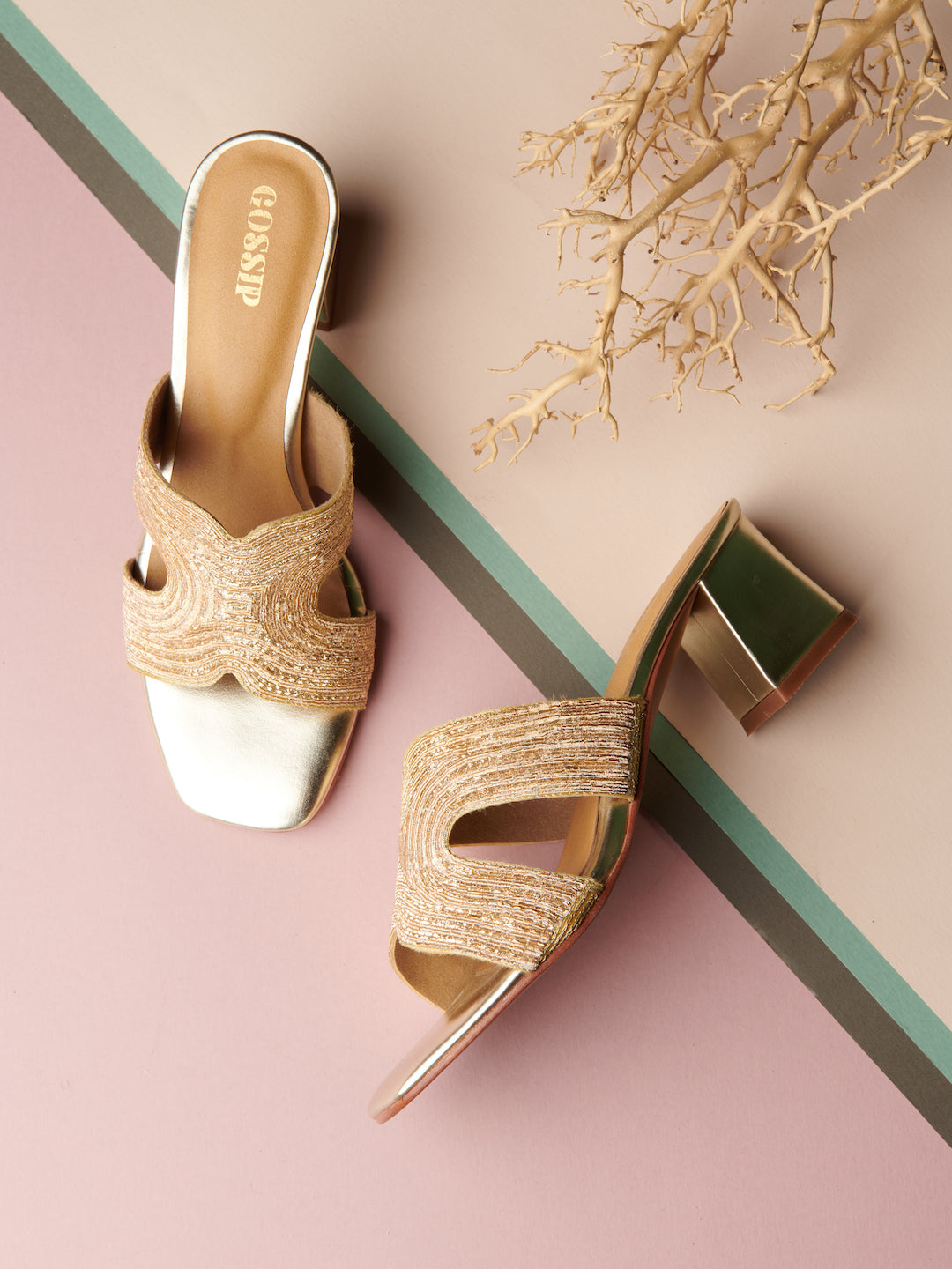 PITTA' HAND EMBROIDERED HEELS