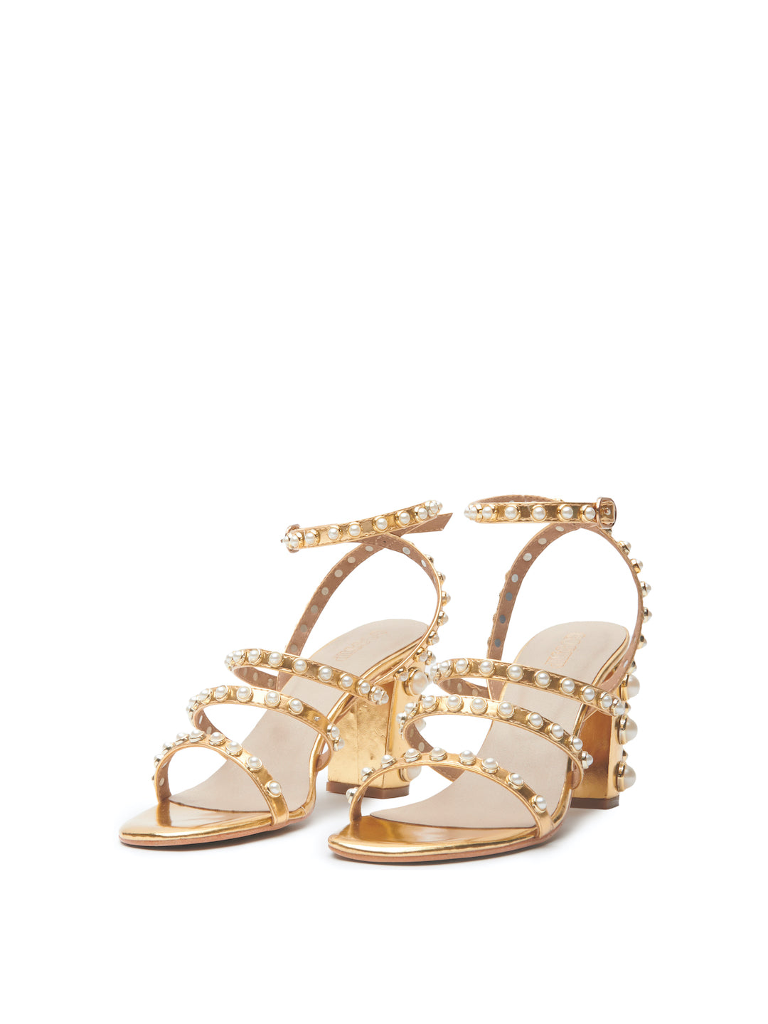 GRAIN PEARL GLADIATOR HEELS