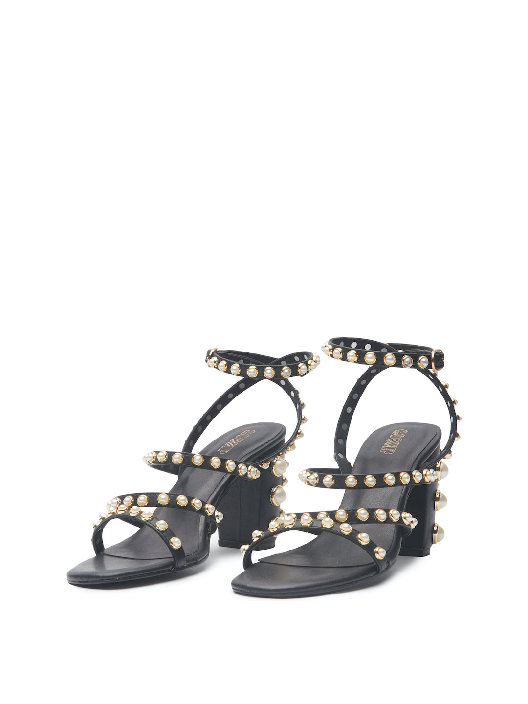 GRAIN PEARL GLADIATOR HEELS