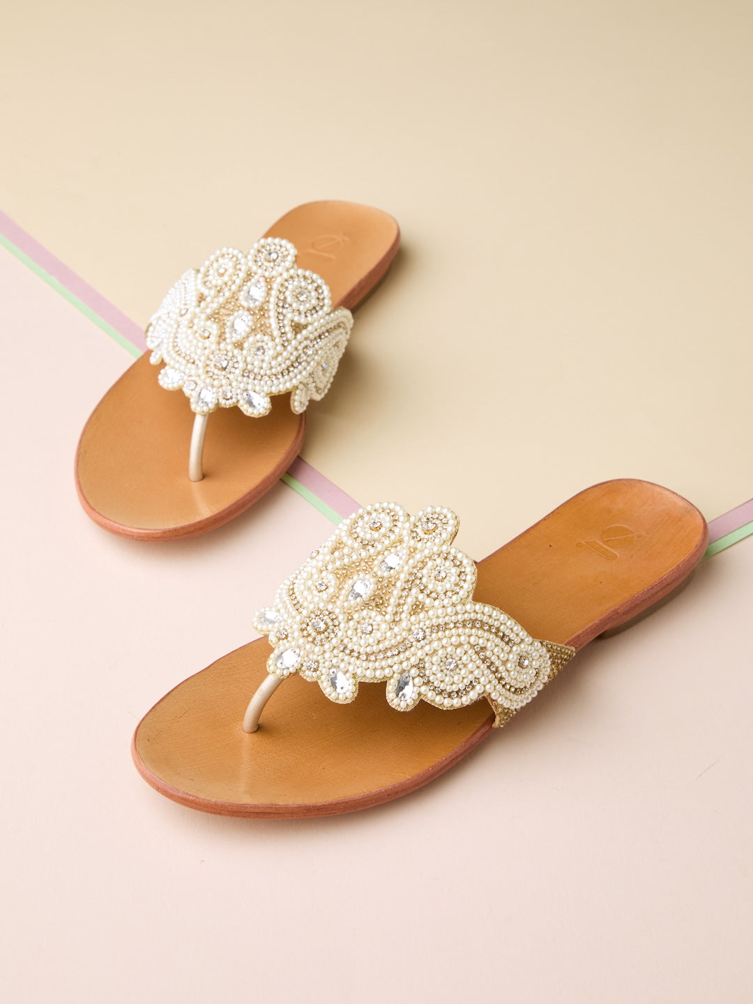 NAAZ EMBROIDERED FLATS