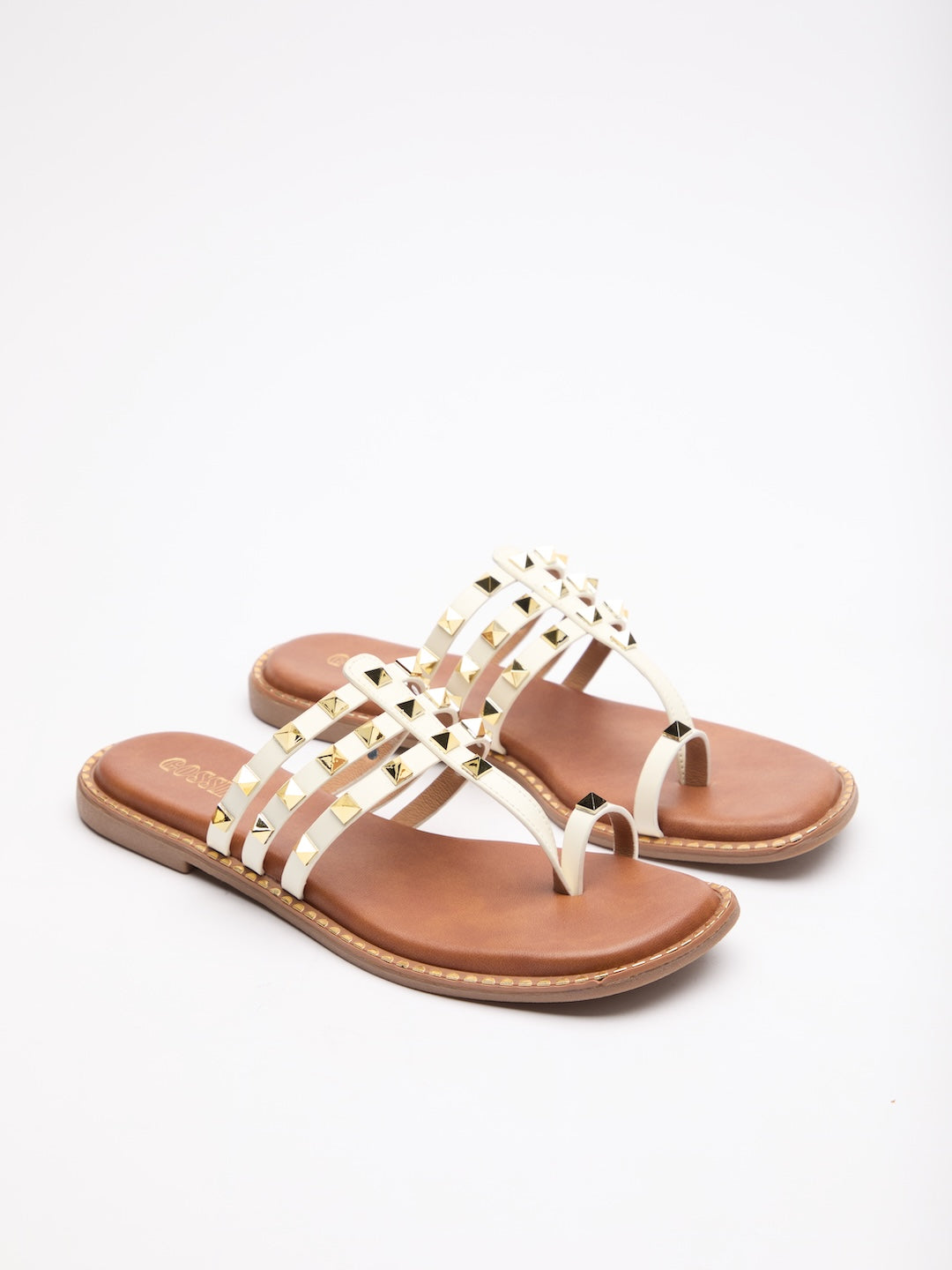 Valentina Studded Flats