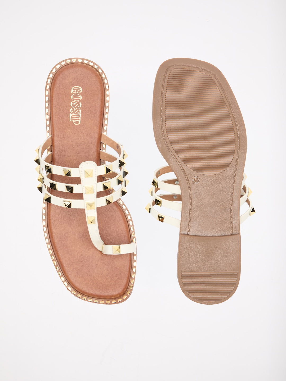 Valentina Studded Flats