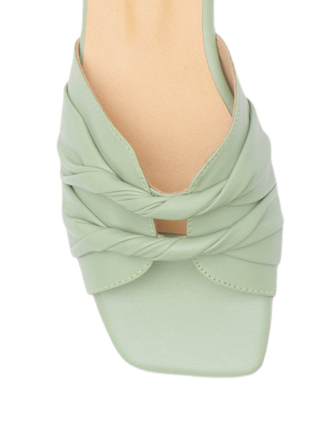 TWIRL SQUARE TOE SLIDES