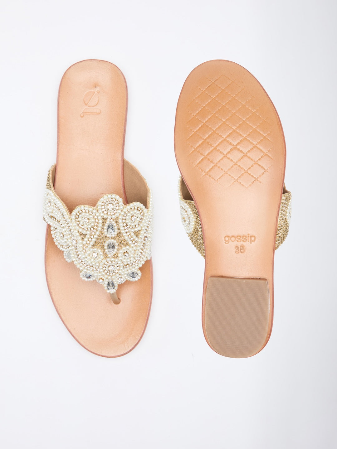NAAZ EMBROIDERED FLATS