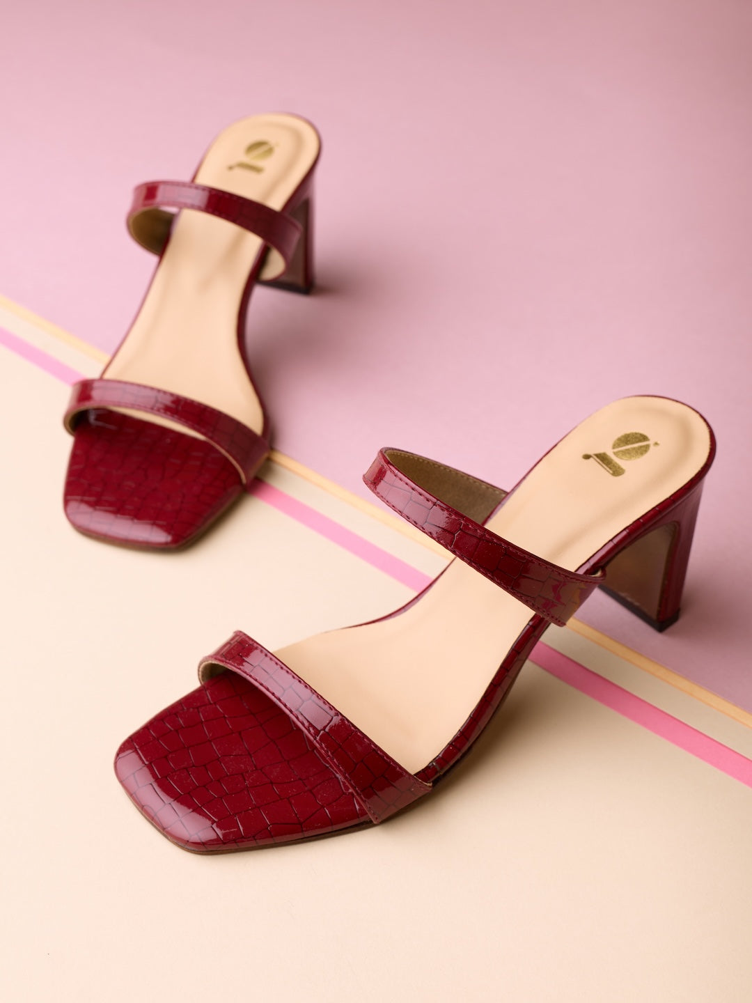 Scarlet Whisper Heels