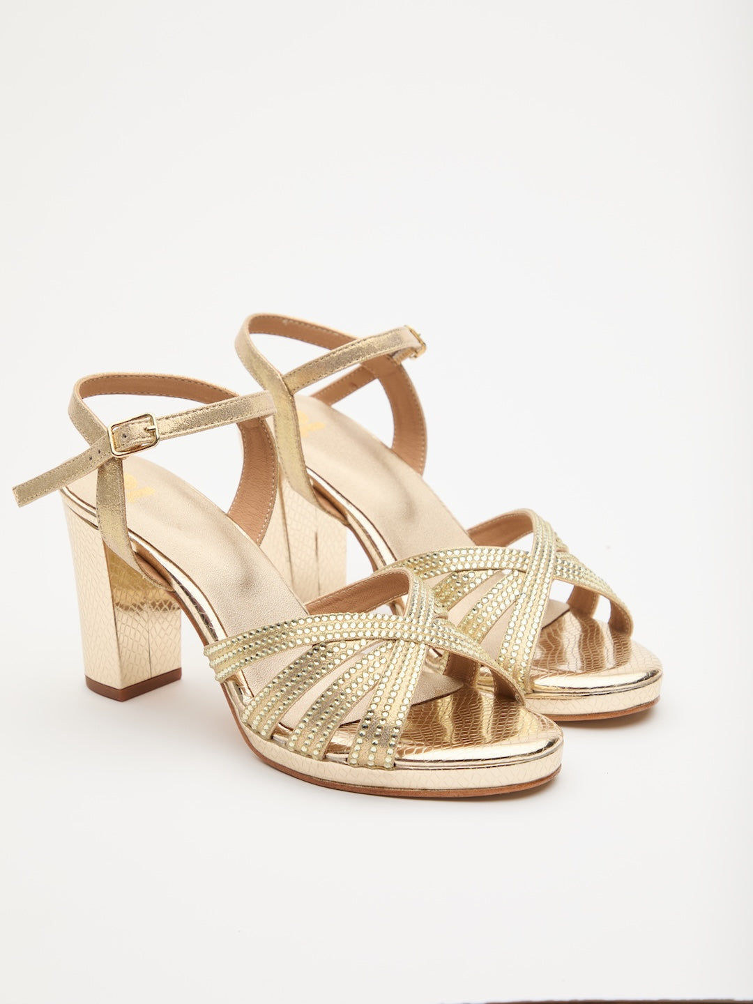 Crystal Axis Sandals