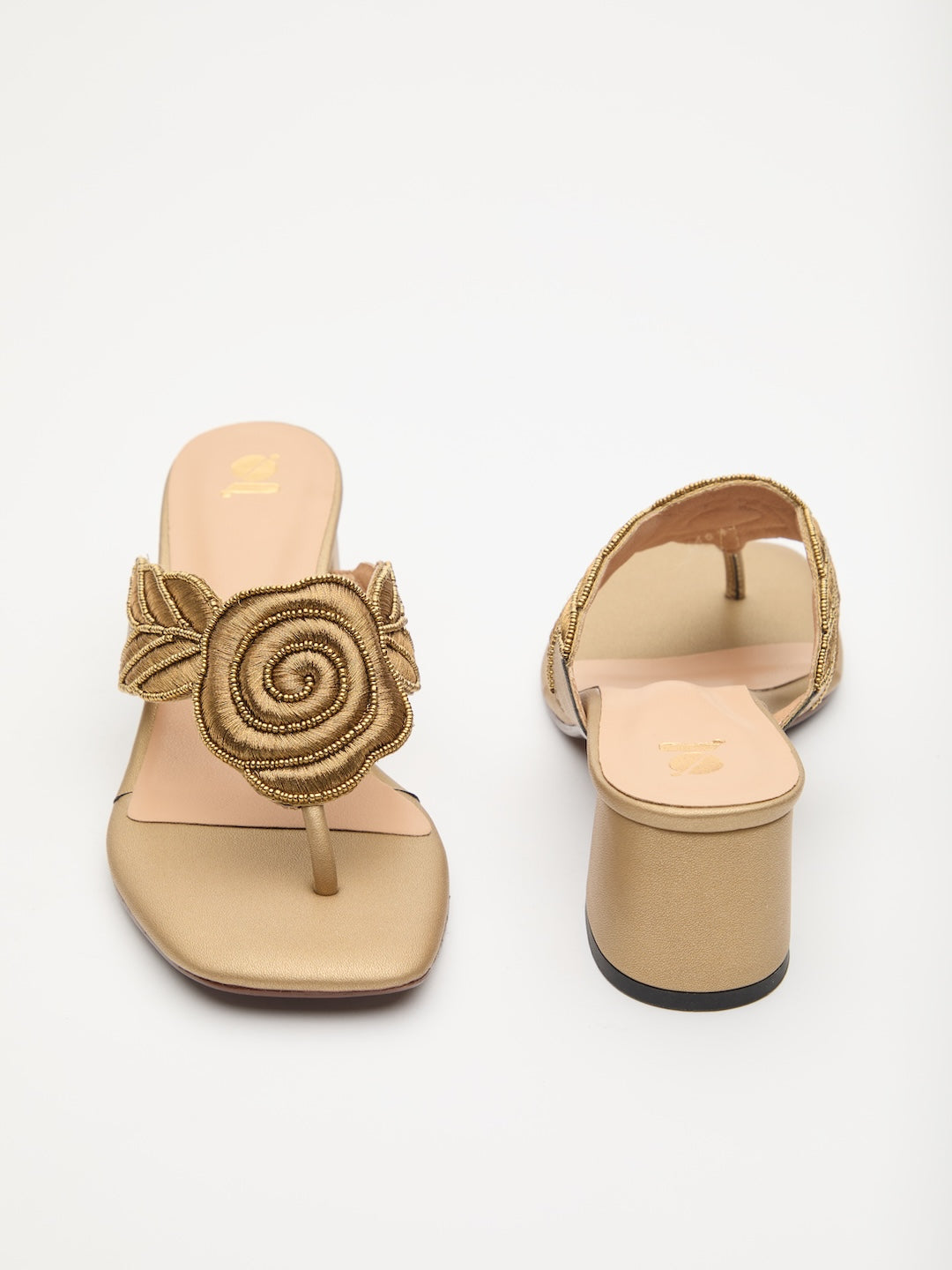 Rosette Court Heels