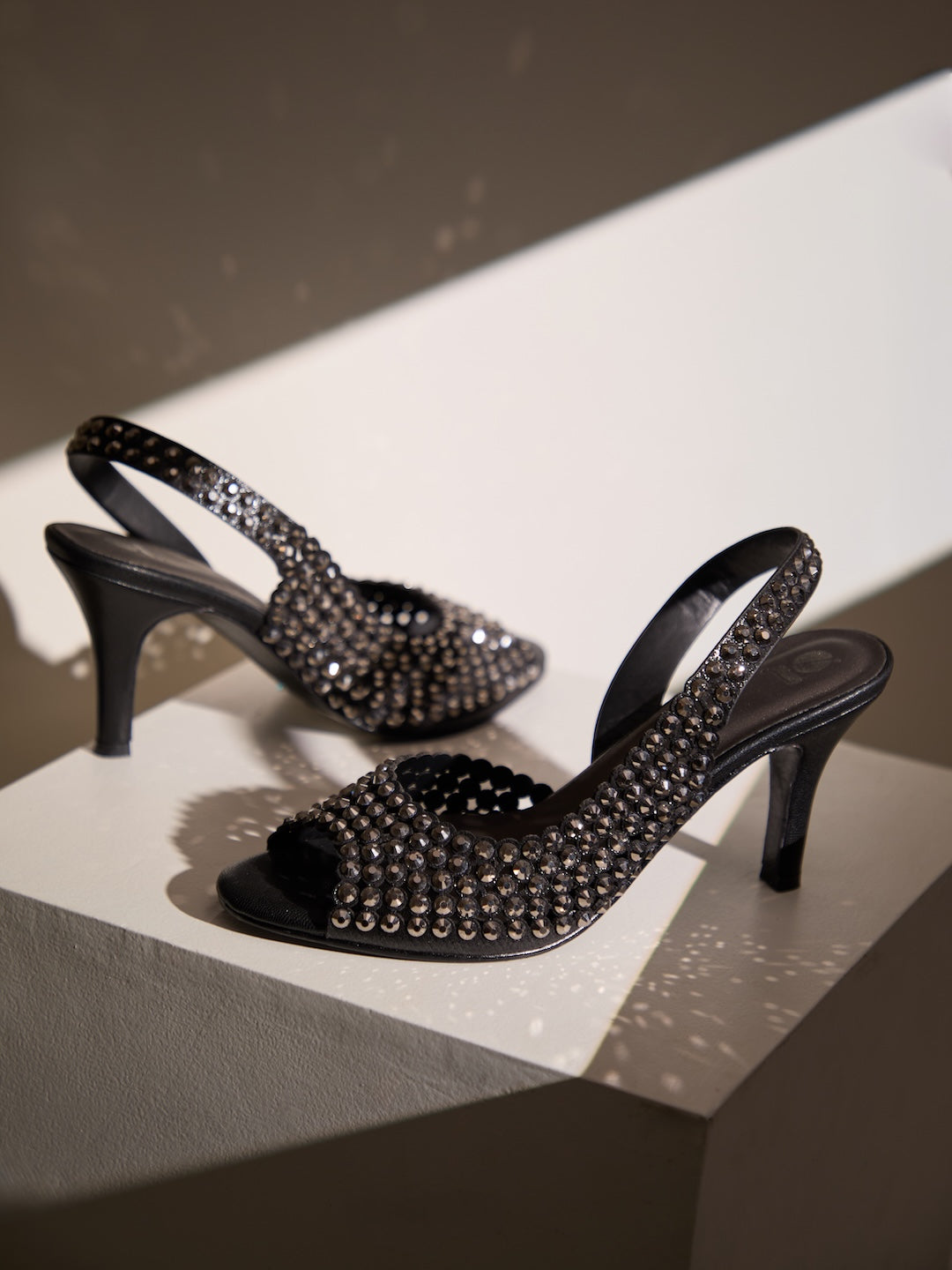 Crystal Veil Slingbacks