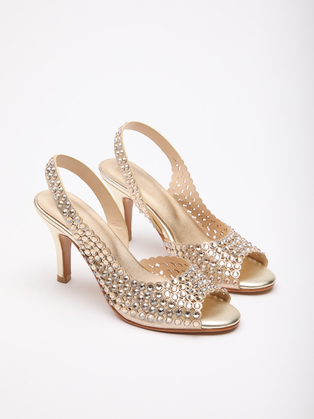 Crystal Veil Slingbacks