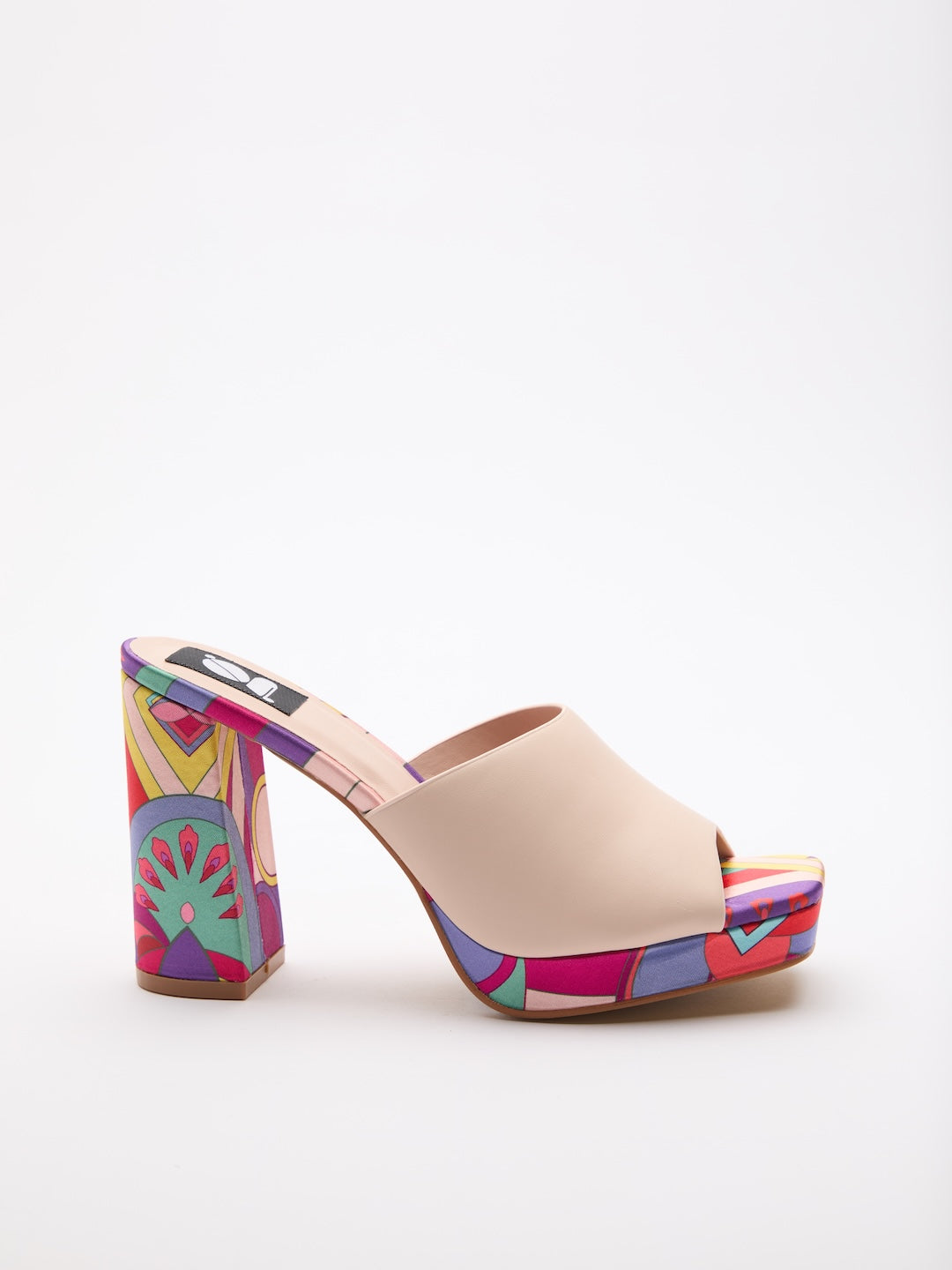 Modern Edge Print Heels