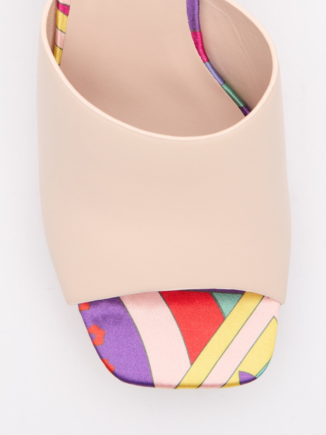 Modern Edge Print Heels