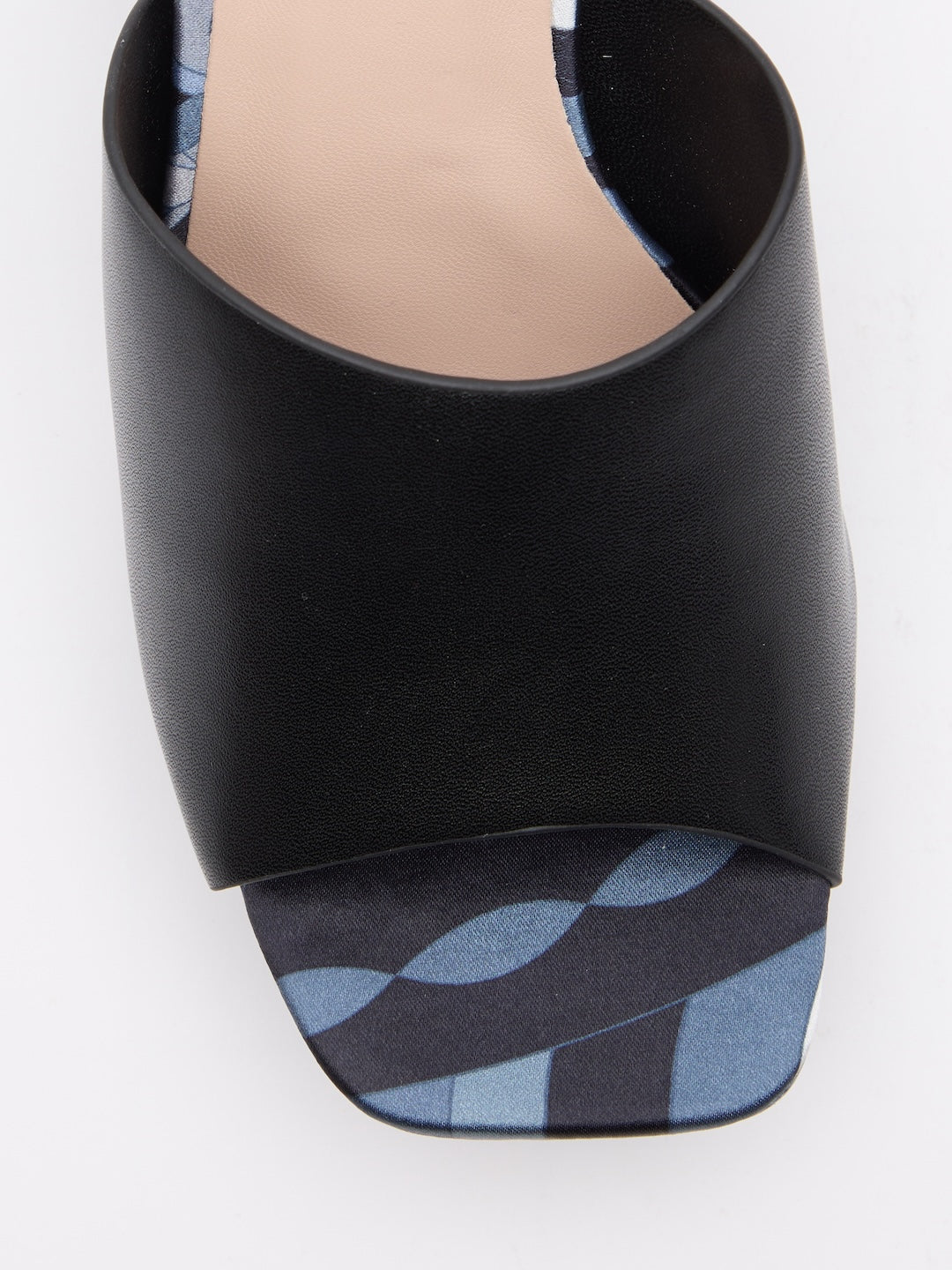 Modern Edge Print Heels