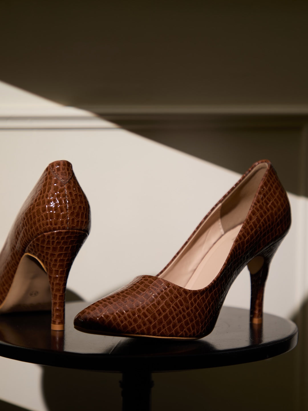 Cocoa Croc Pumps