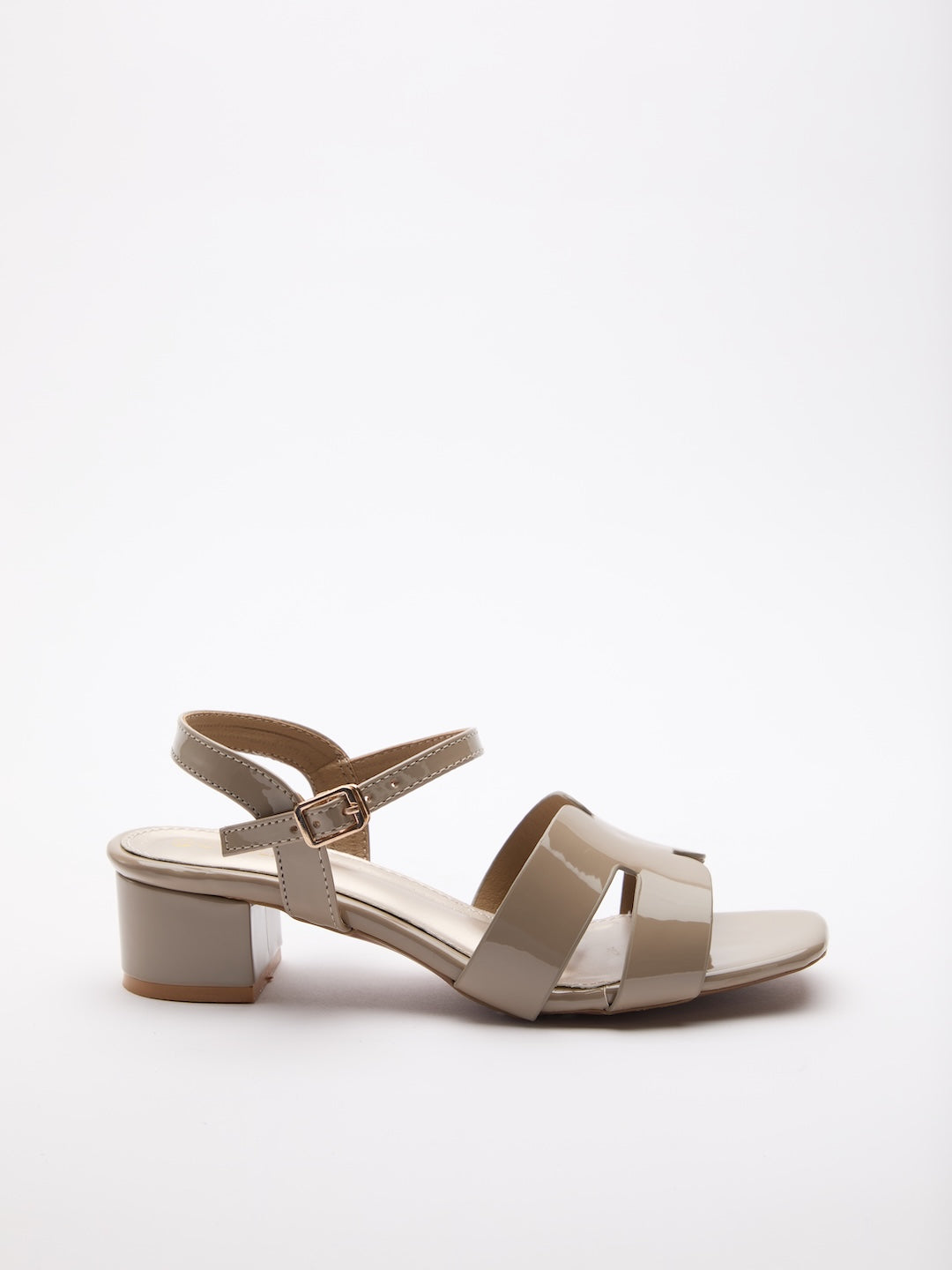 Glossed Contour Sandals