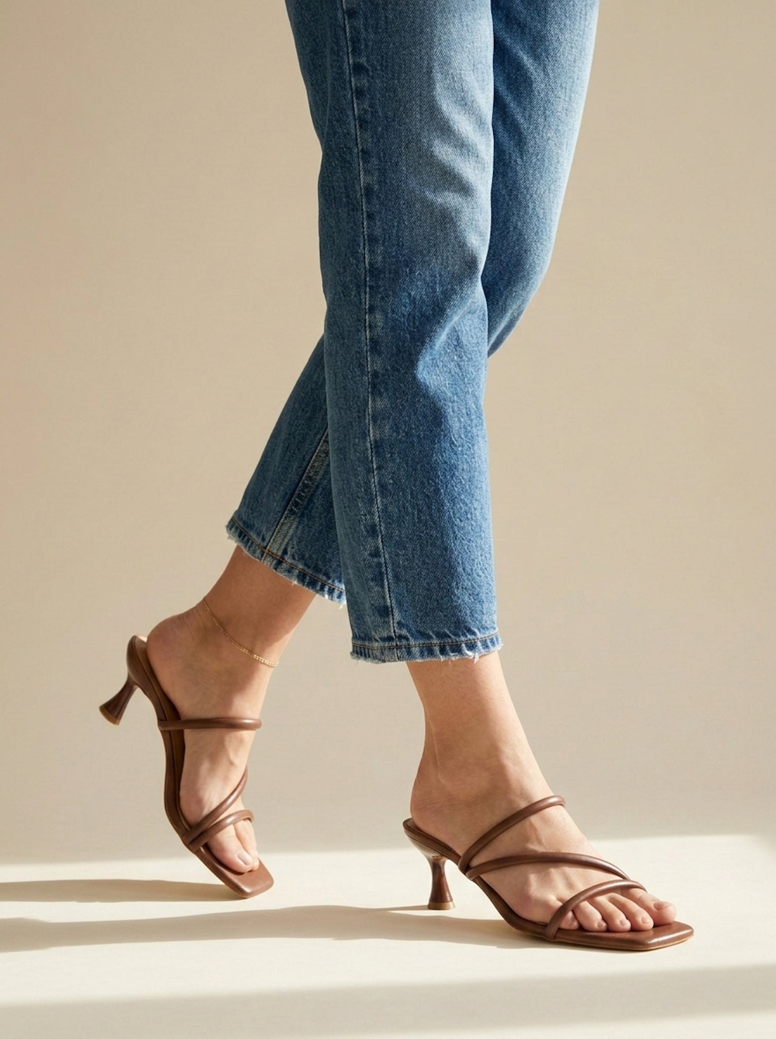 Contour Strappy Heels