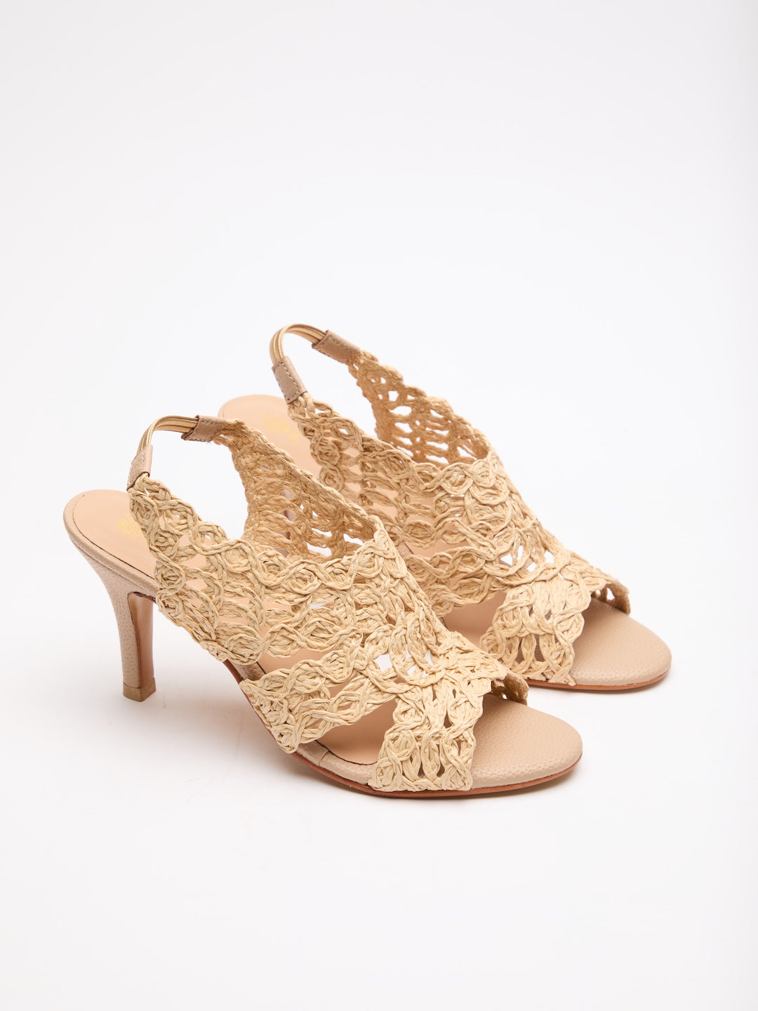 Sorrento Raffia Heels