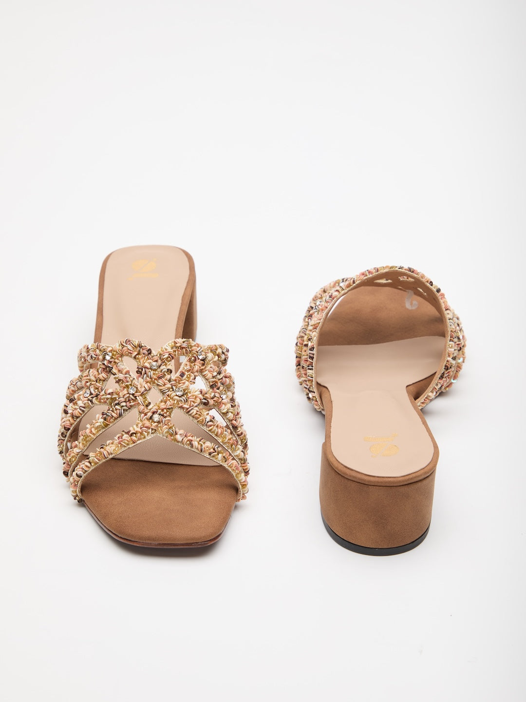 Lucia Beaded Heels