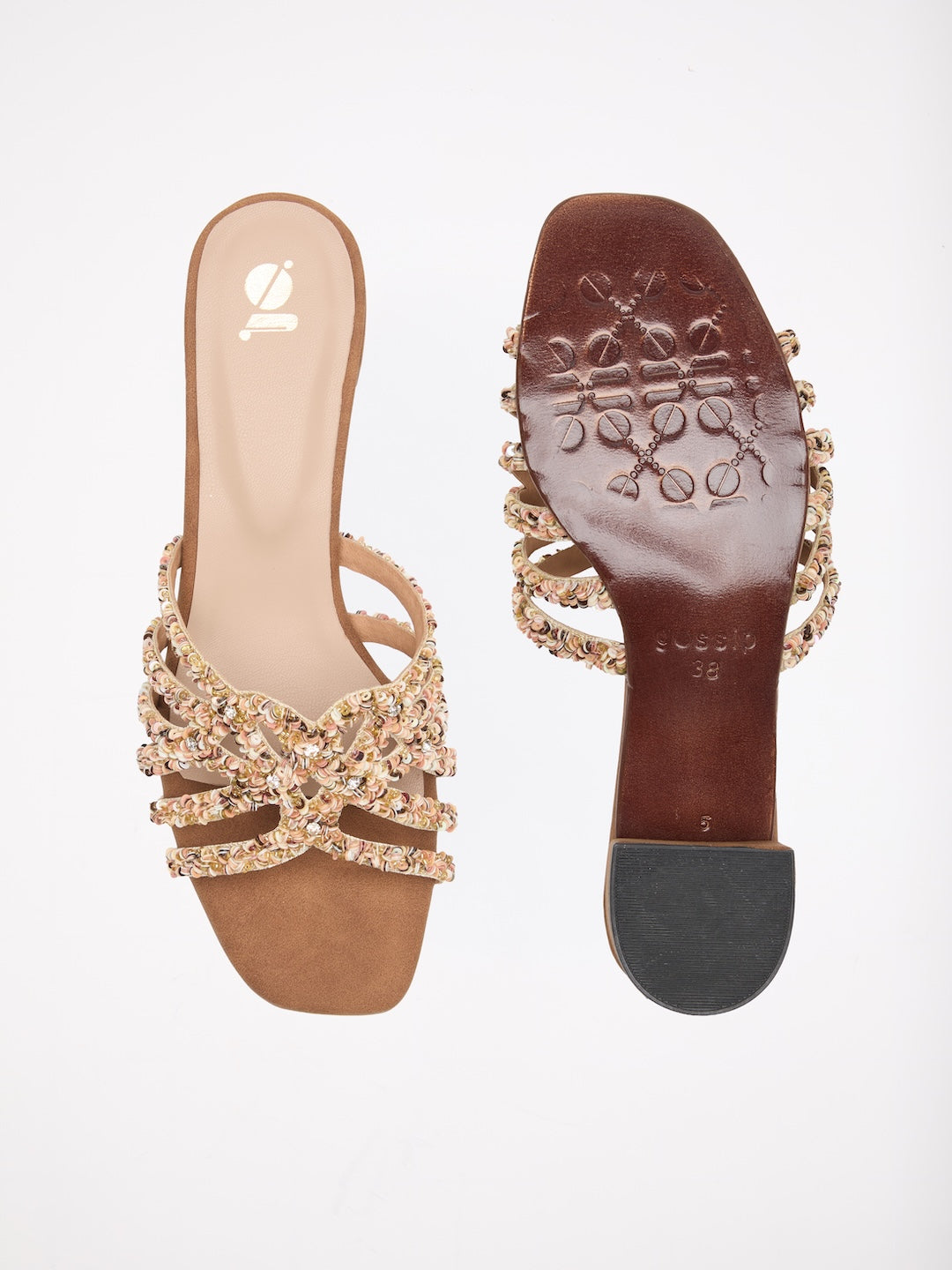 Lucia Beaded Heels