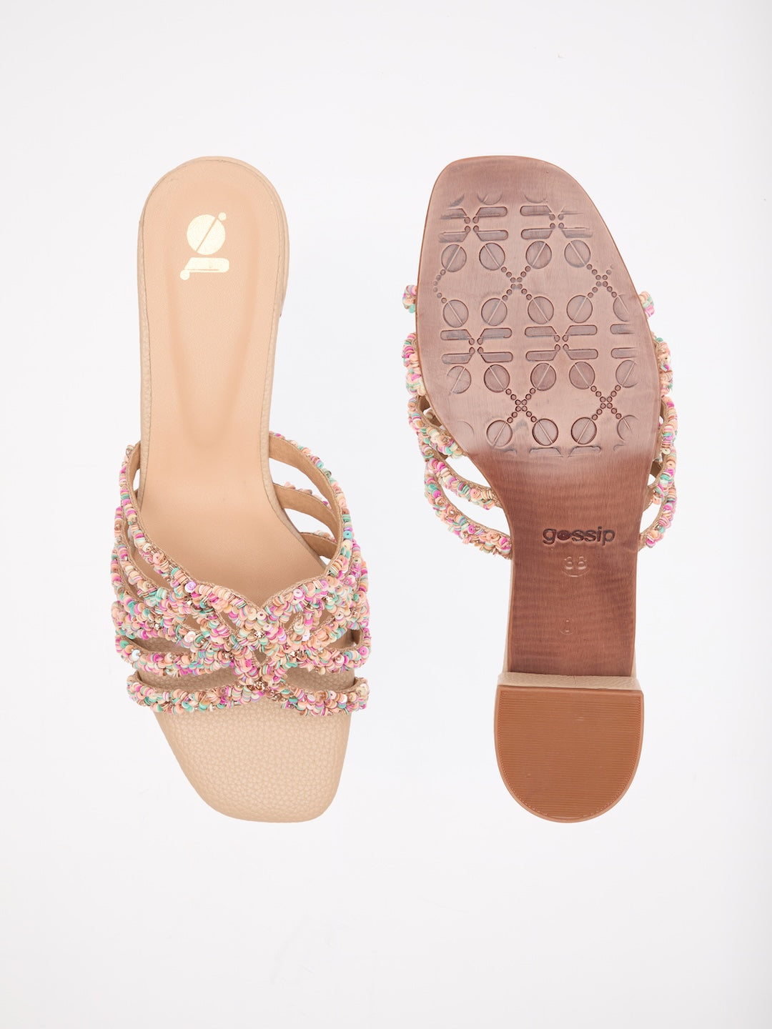 Lucia Beaded Heels