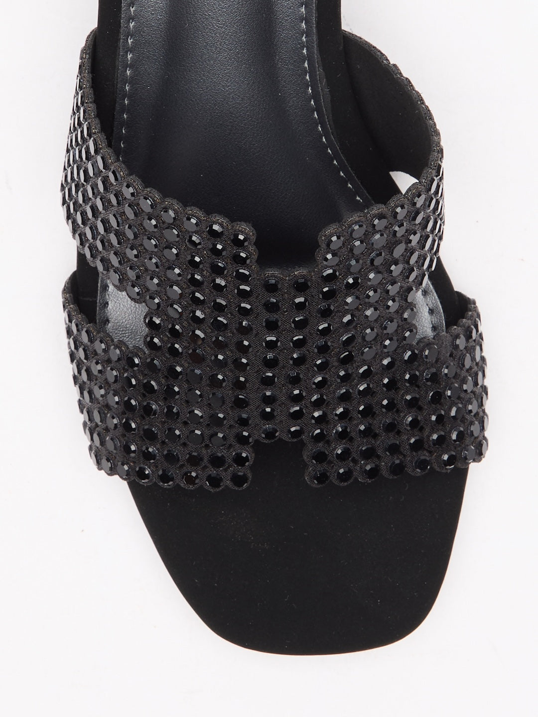 Onyx Crystal Heels