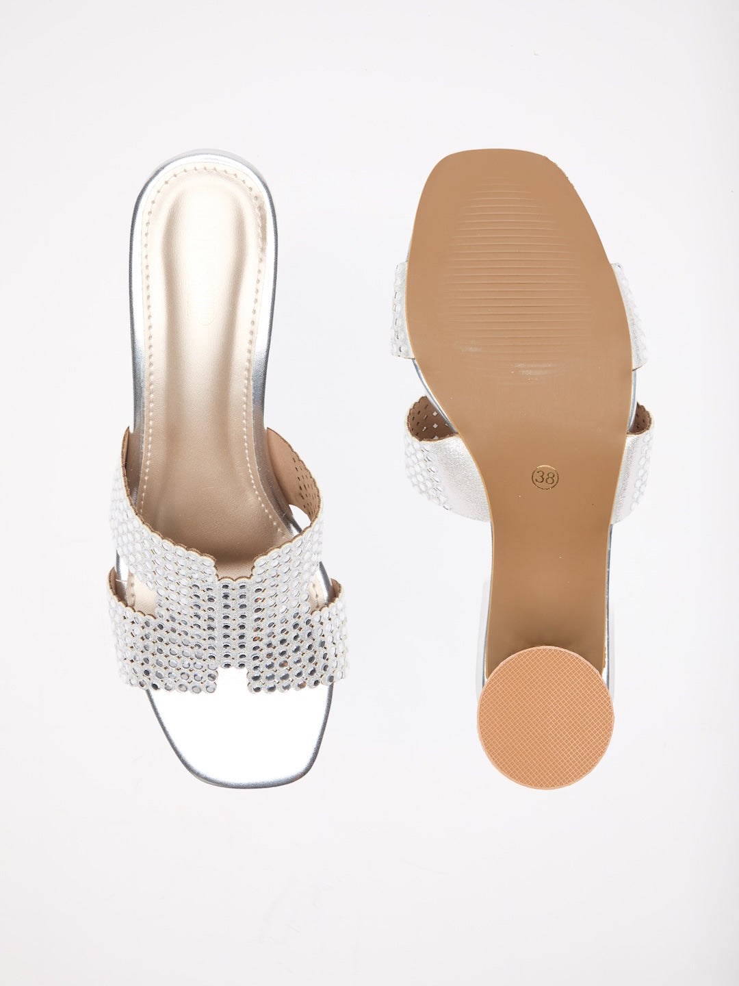 Onyx Crystal Heels