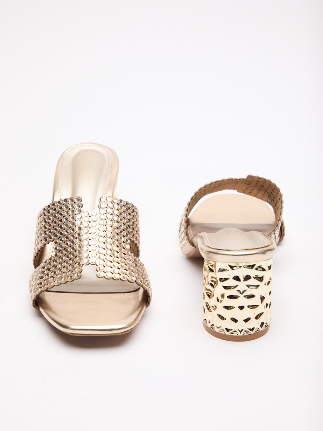 Onyx Crystal Heels