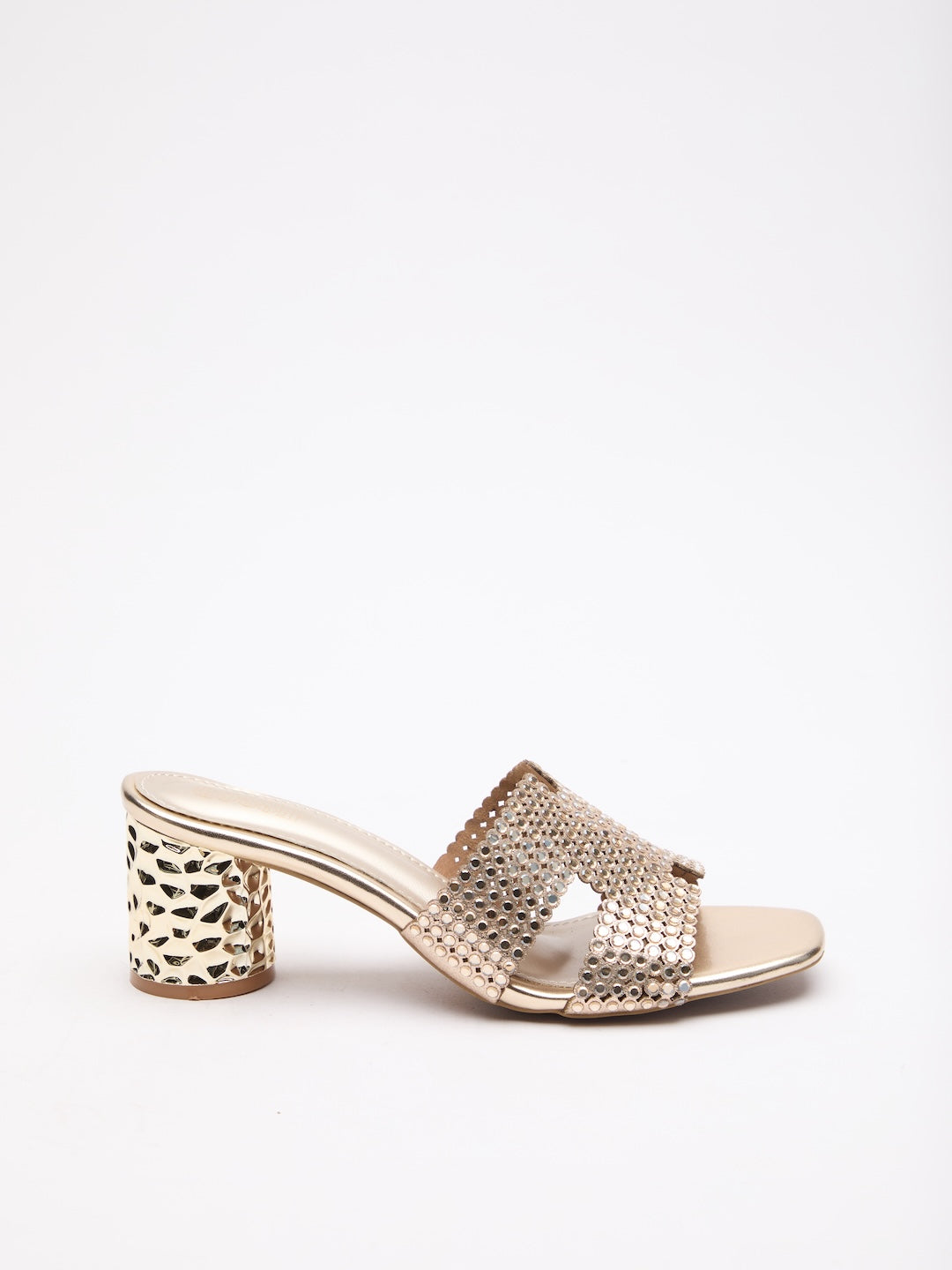 Onyx Crystal Heels