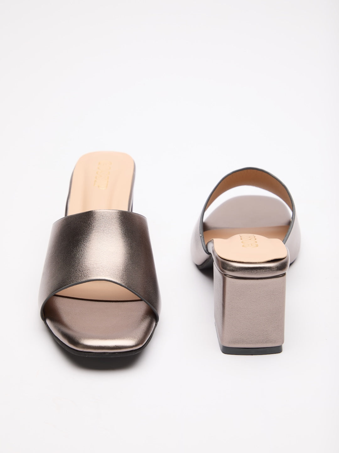 Faye Metallic Mules