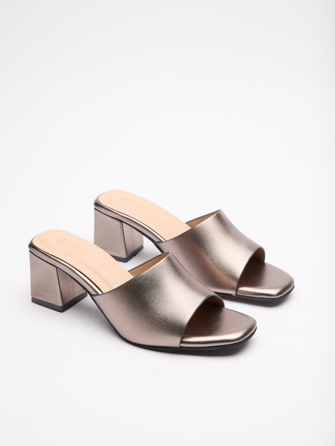 Faye Metallic Mules
