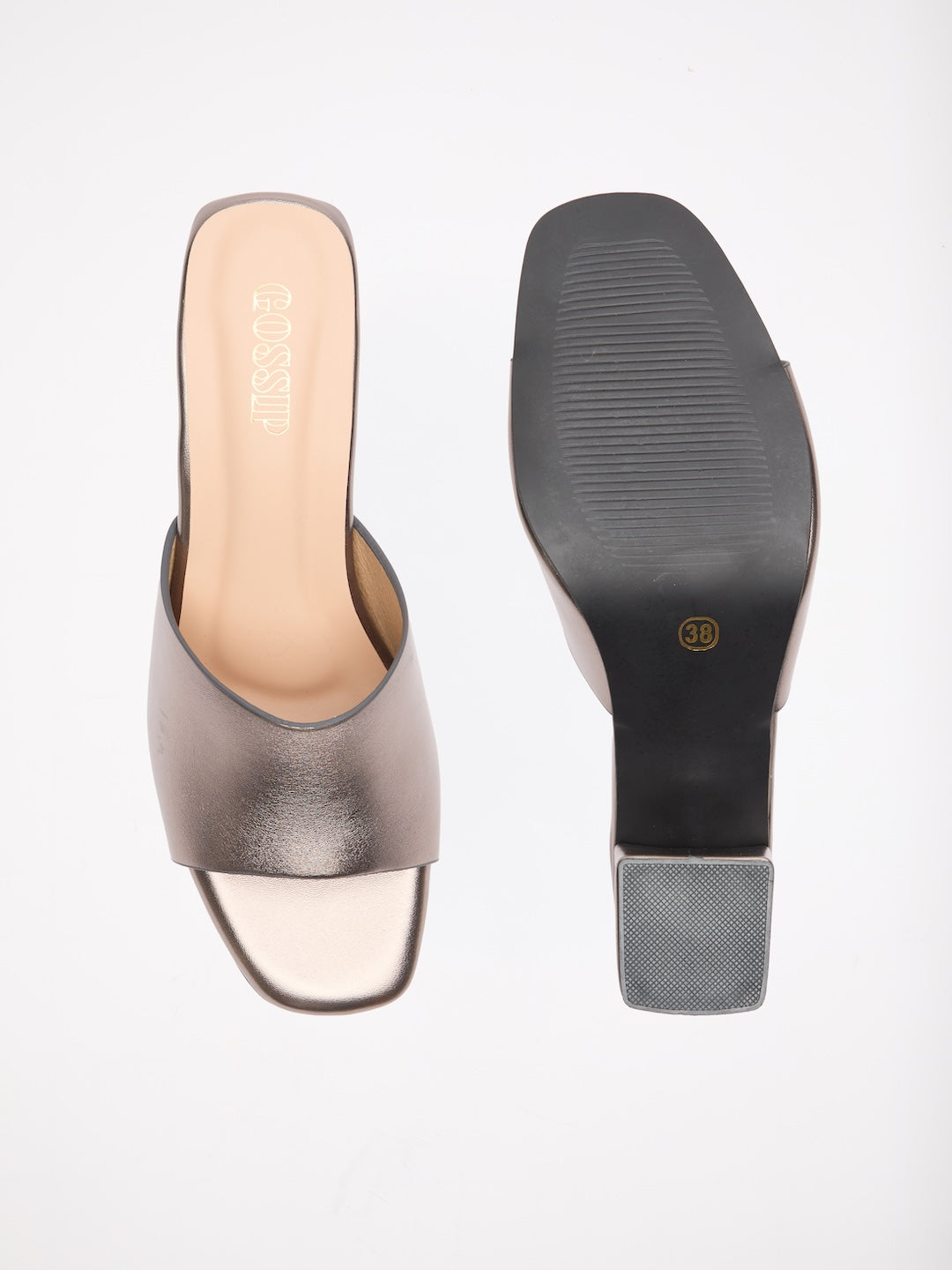 Faye Metallic Mules