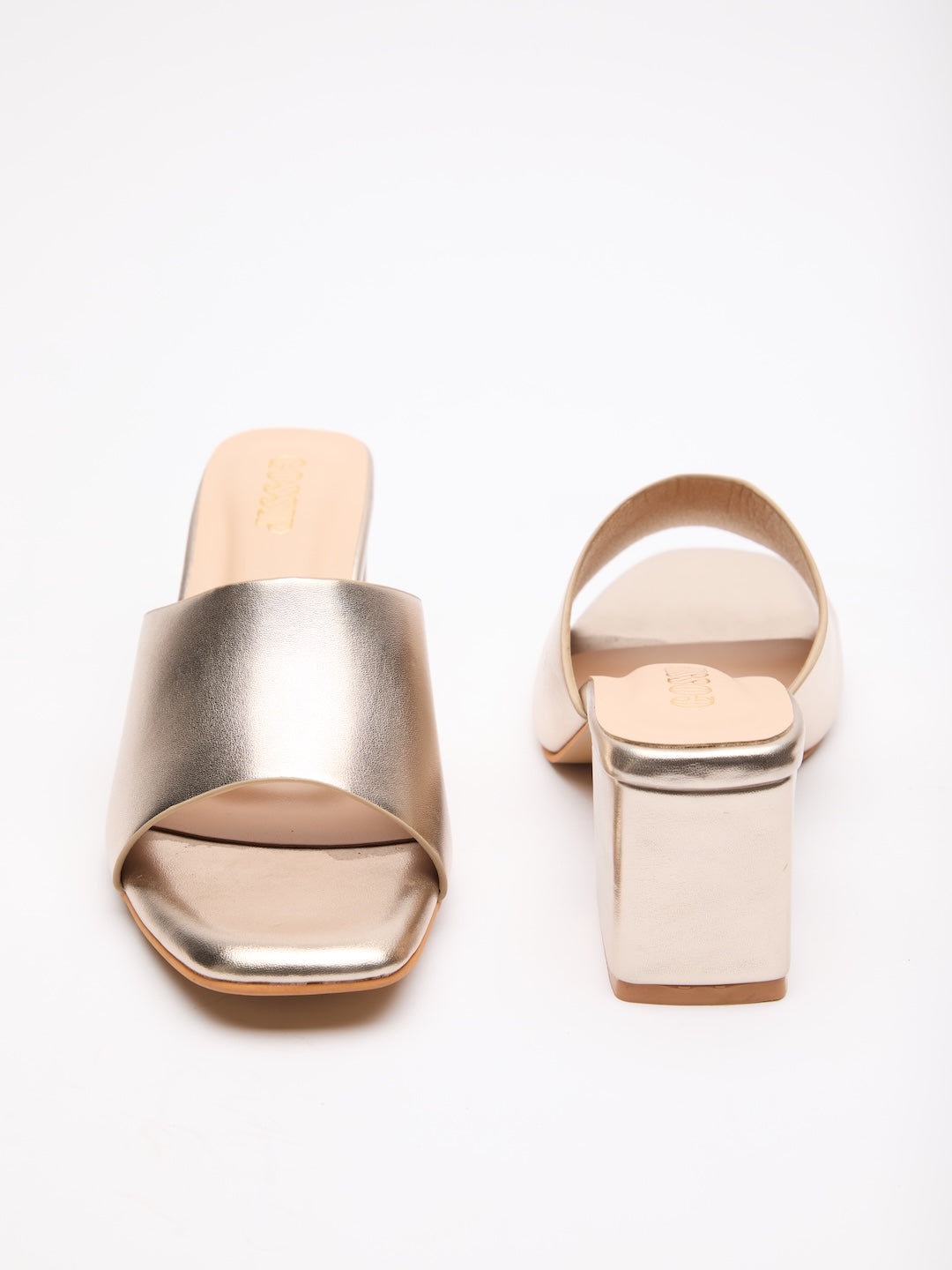 Faye Metallic Mules